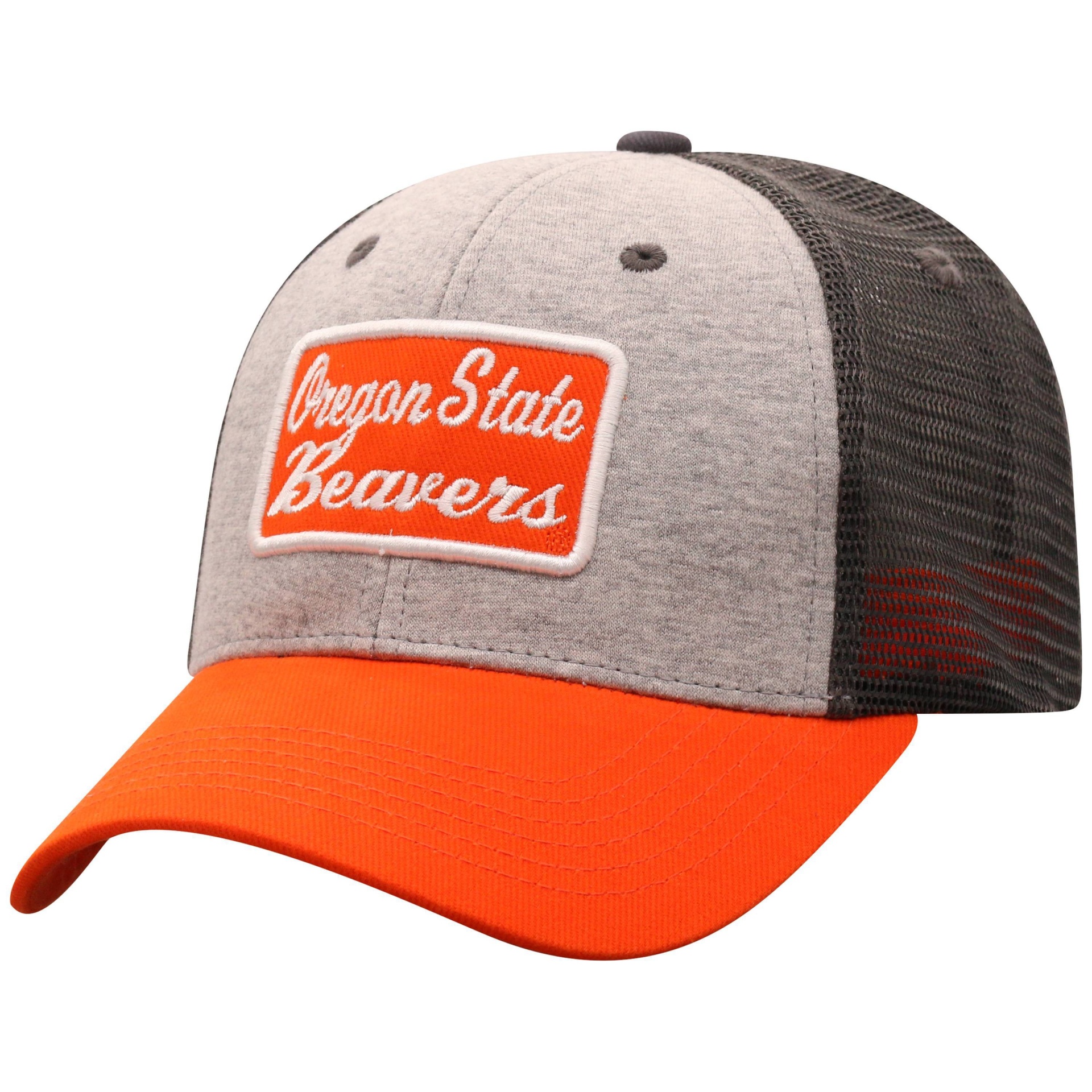 slide 1 of 2, NCAA Oregon State Beavers Men's Gray Cotton with Mesh Snapback Hat, 1 ct