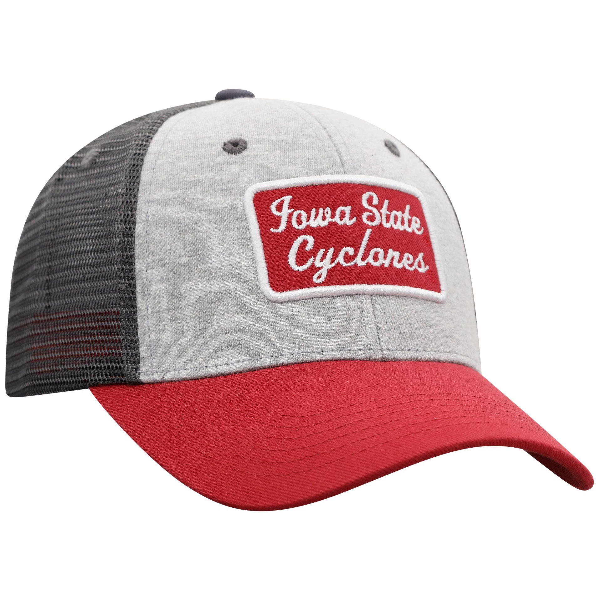 slide 1 of 2, NCAA Iowa State Cyclones Men's Gray Cotton with Mesh Snapback Hat, 1 ct