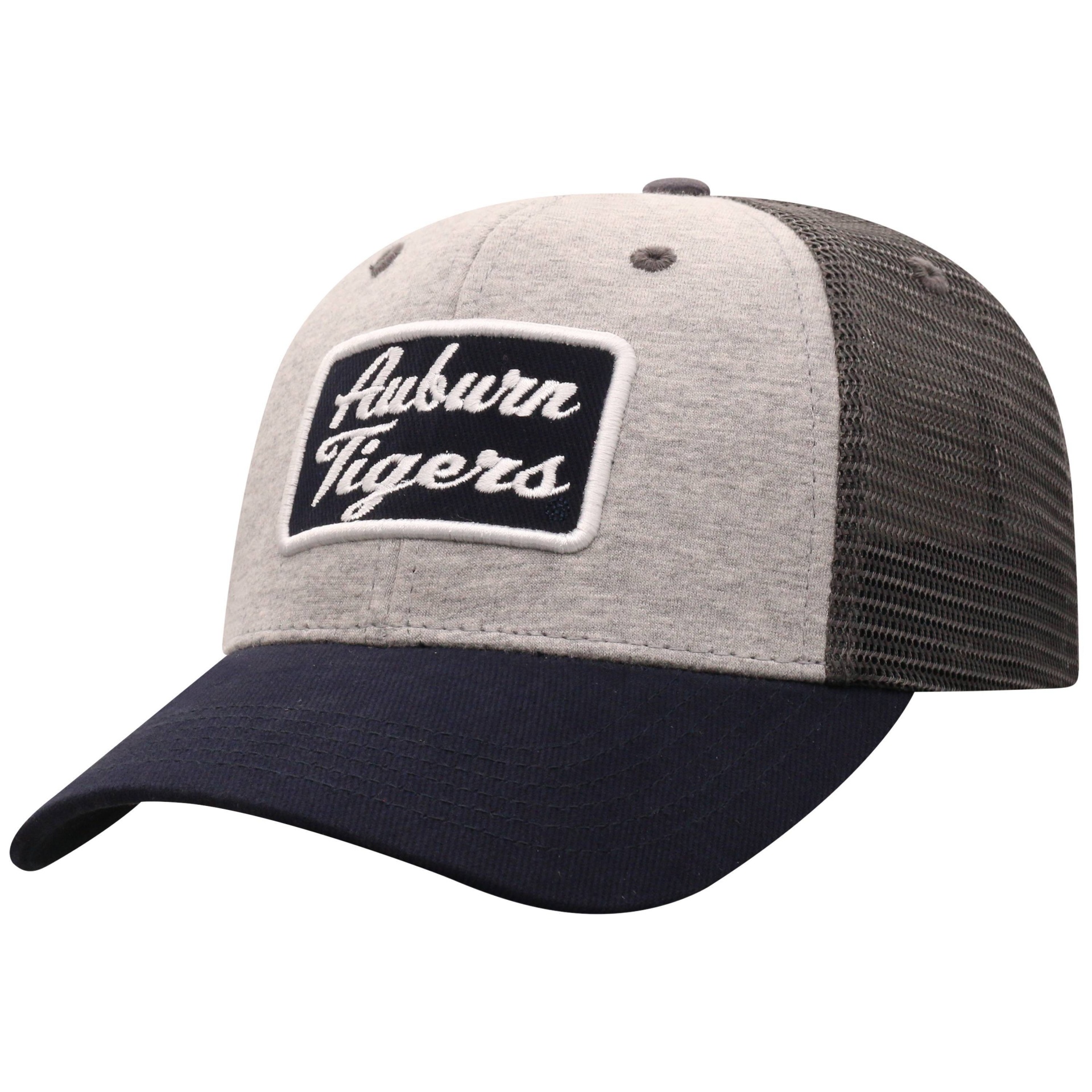 slide 1 of 2, NCAA Auburn Tigers Men's Gray Cotton with Mesh Snapback Hat, 1 ct