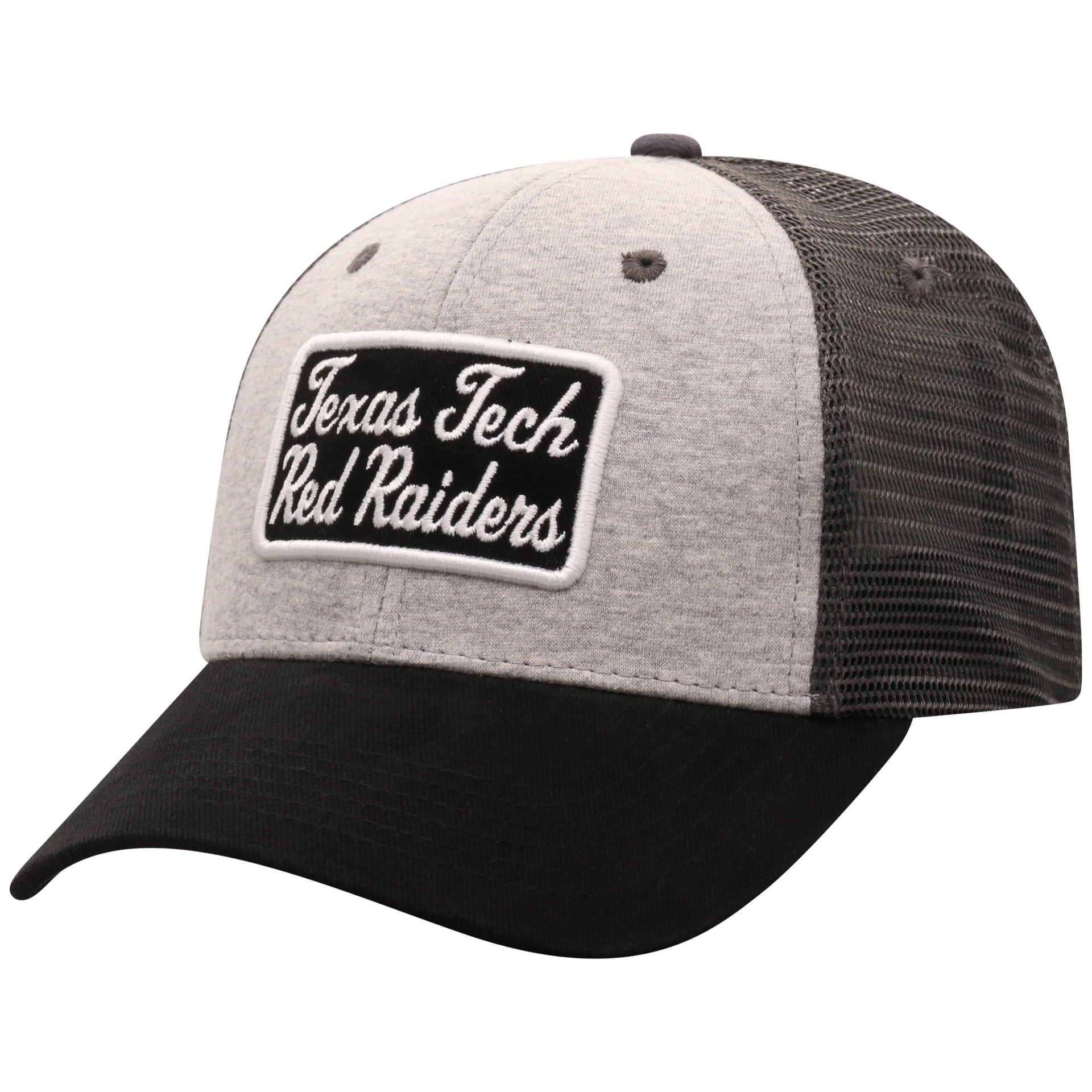 slide 1 of 2, NCAA Texas Tech Red Raiders Men's Gray Cotton with Mesh Snapback Hat, 1 ct