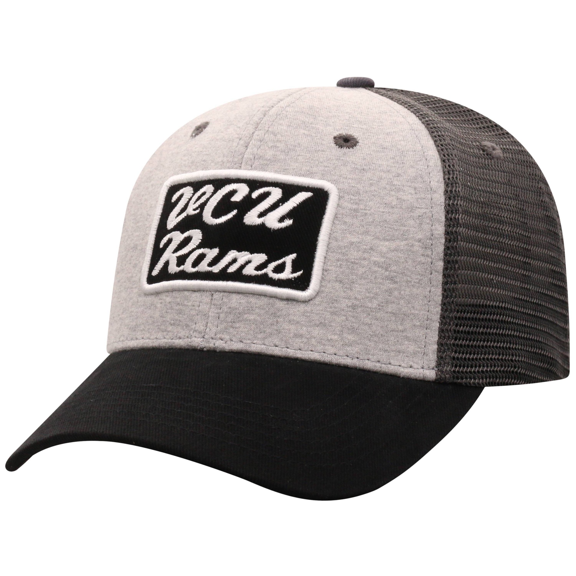 slide 1 of 2, NCAA VCU Rams Men's Gray Cotton with Mesh Snapback Hat, 1 ct