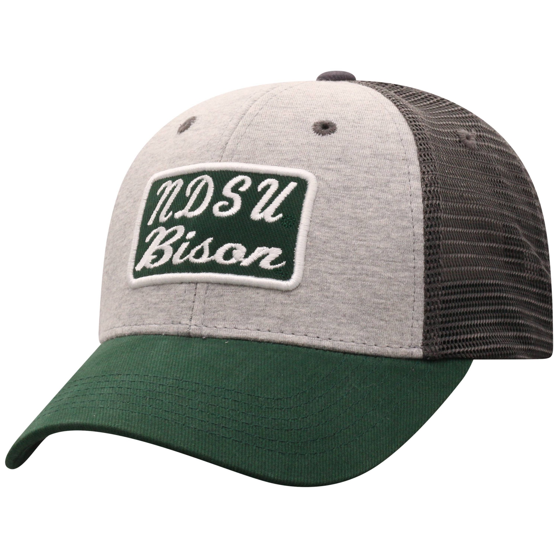 slide 1 of 2, NCAA North Dakota State Bison Men's Gray Cotton with Mesh Snapback Hat, 1 ct