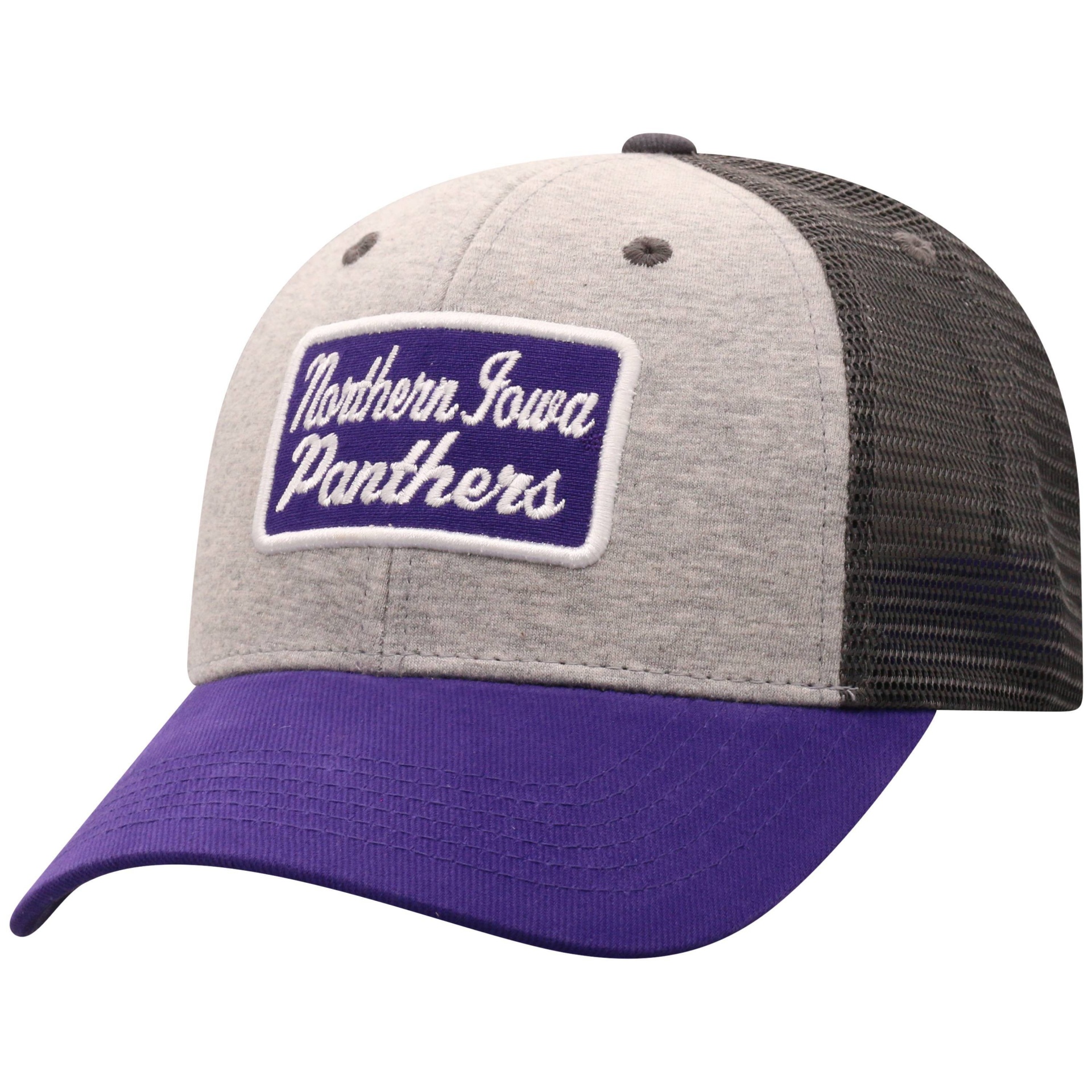 slide 1 of 2, NCAA Northern Iowa Panthers Men's Gray Cotton with Mesh Snapback Hat, 1 ct