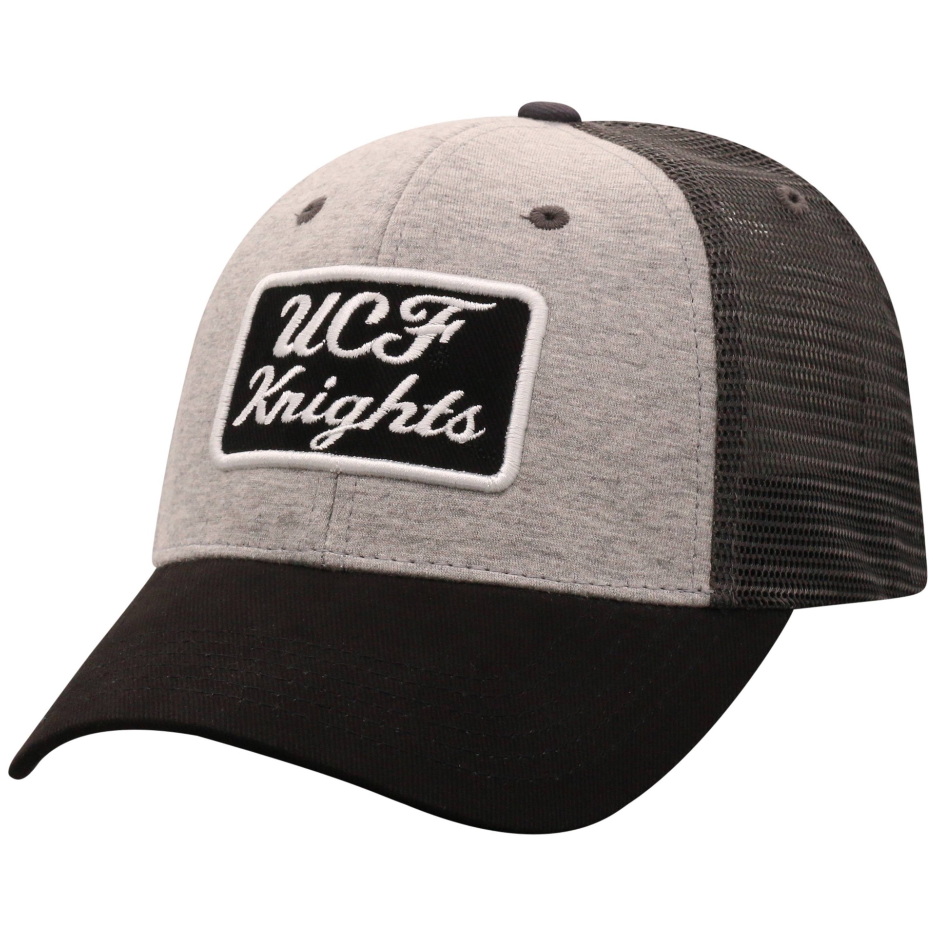 slide 1 of 2, NCAA UCF Knights Men's Gray Cotton with Mesh Snapback Hat, 1 ct