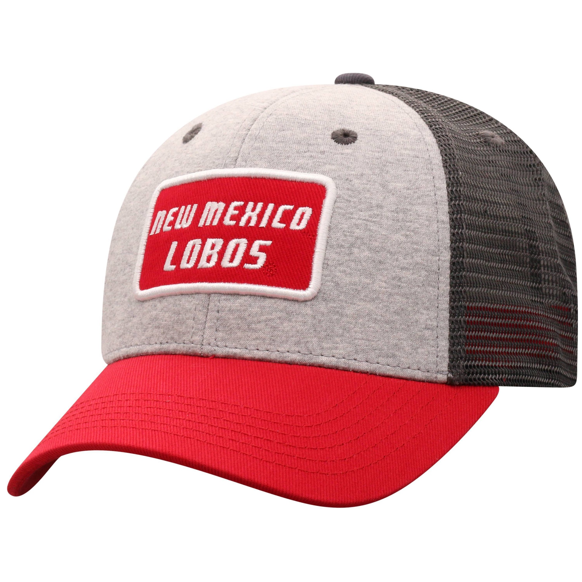 slide 1 of 2, NCAA New Mexico Lobos Men's Gray Cotton with Mesh Snapback Hat, 1 ct