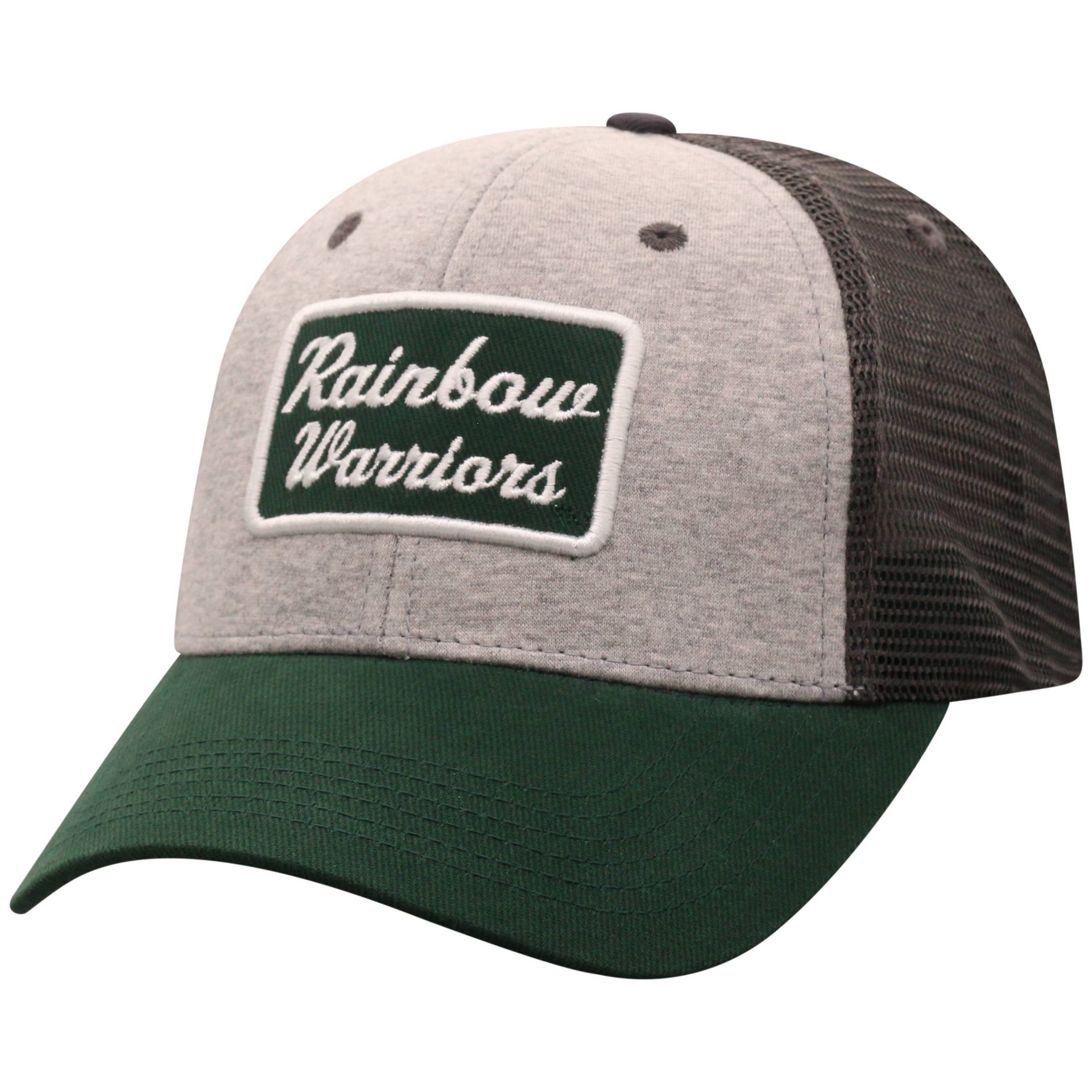 slide 1 of 2, NCAA Hawaii Rainbow Warriors Men's Gray Cotton with Mesh Snapback Hat, 1 ct