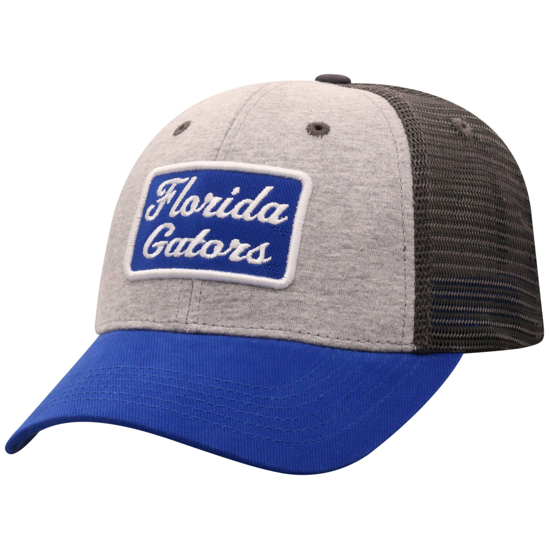 slide 1 of 2, NCAA Florida Gators Men's Gray Cotton with Mesh Snapback Hat, 1 ct