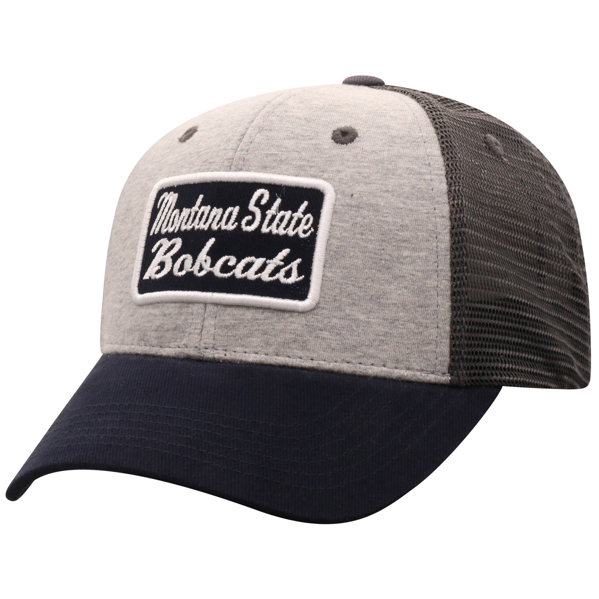 slide 1 of 2, NCAA Montana State Bobcats Men's Gray Cotton with Mesh Snapback Hat, 1 ct