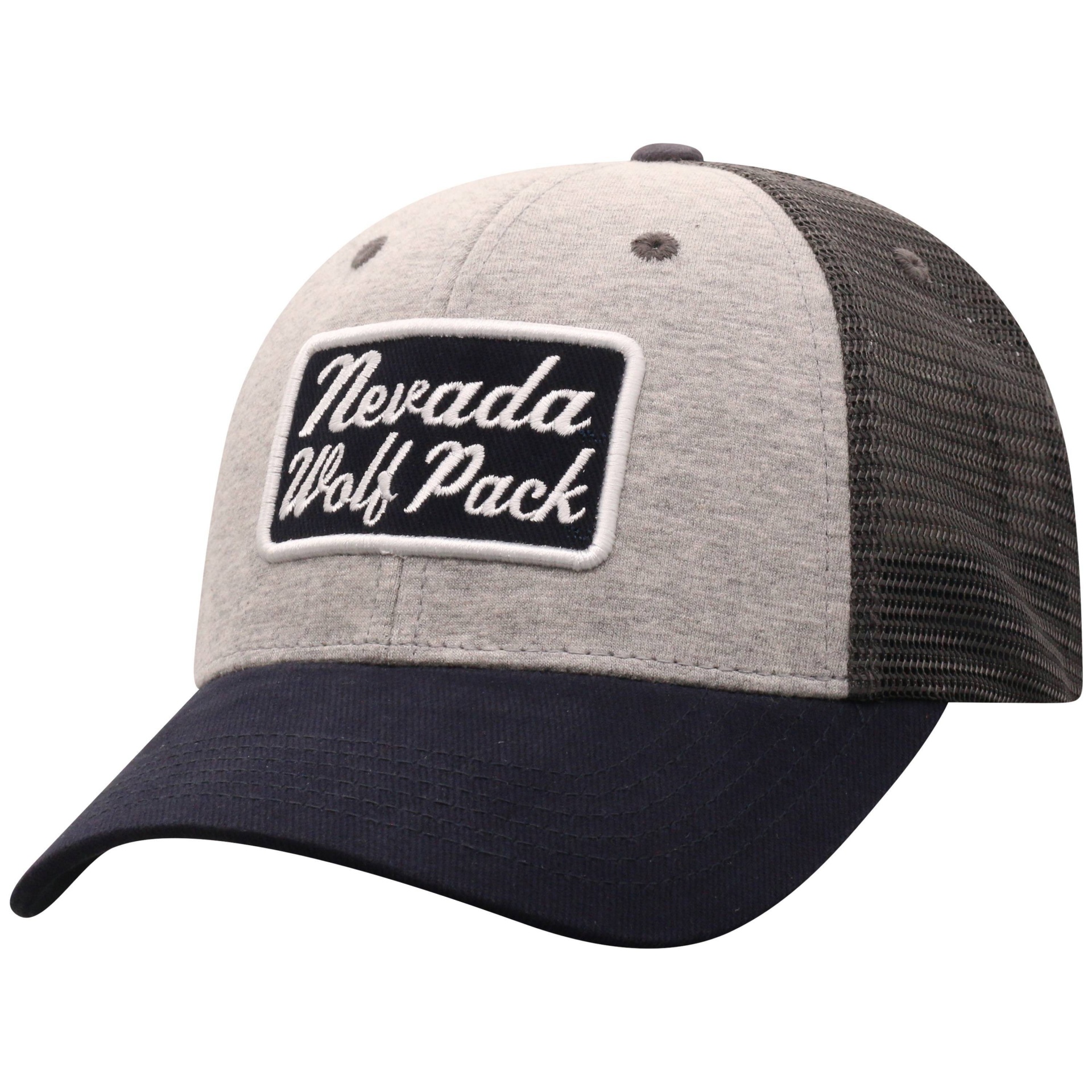 slide 1 of 2, NCAA Nevada Wolf Pack Men's Gray Cotton with Mesh Snapback Hat, 1 ct