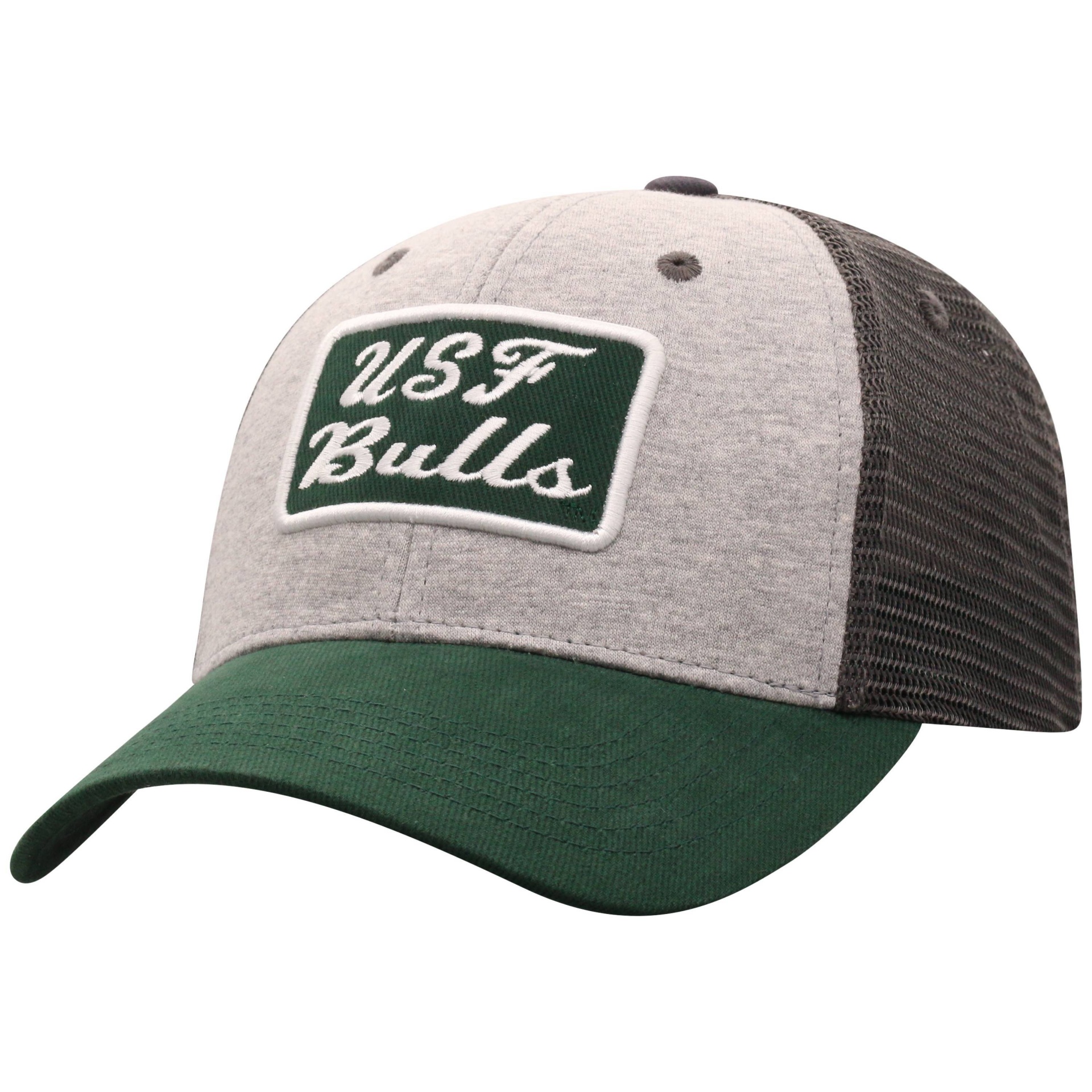 slide 1 of 2, NCAA South Florida Bulls Men's Gray Cotton with Mesh Snapback Hat, 1 ct