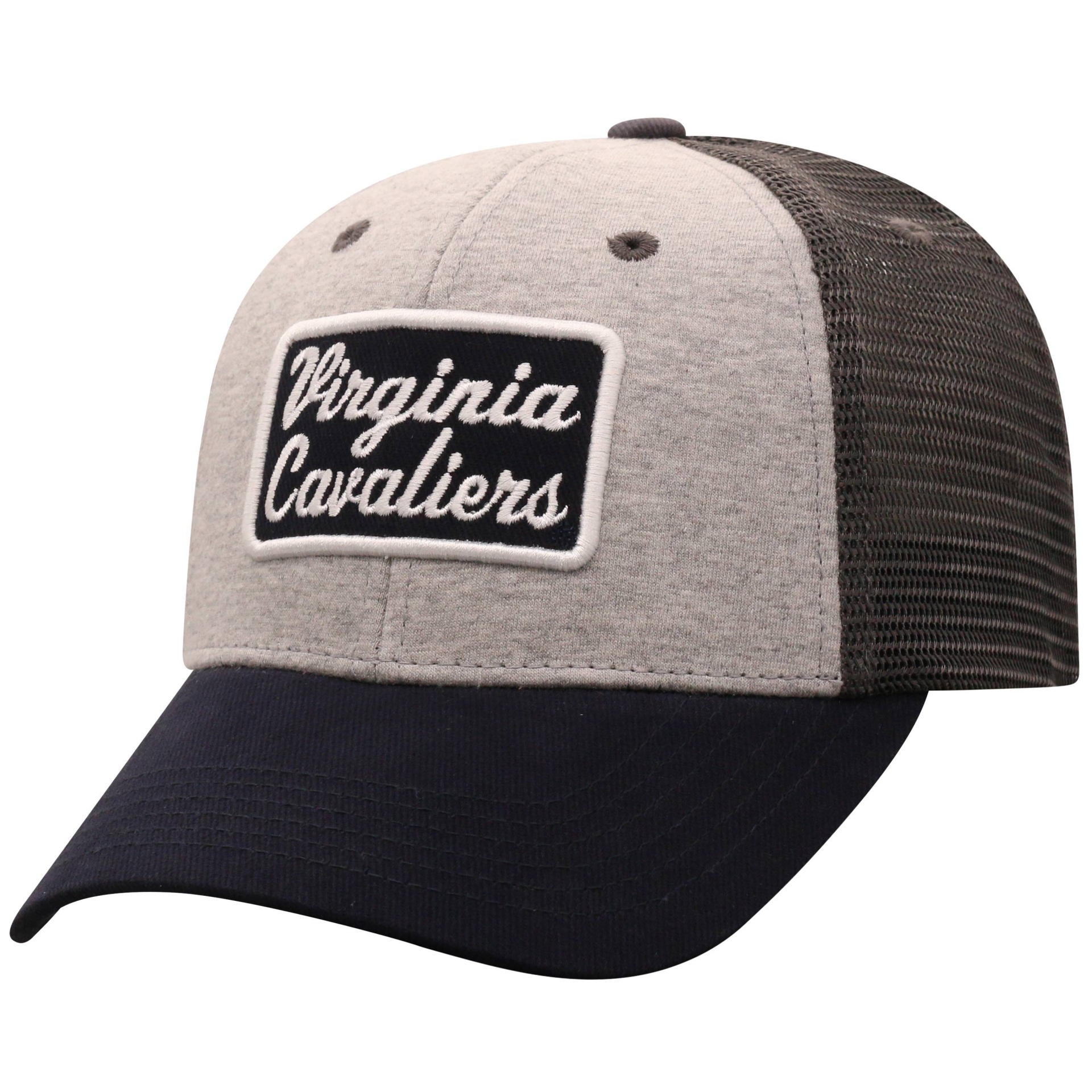 slide 1 of 2, NCAA Virginia Cavaliers Men's Gray Cotton with Mesh Snapback Hat, 1 ct