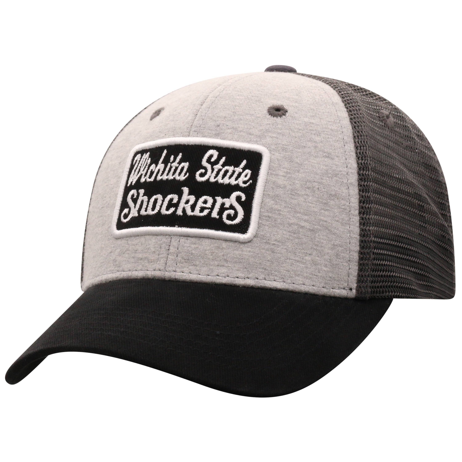 slide 1 of 2, NCAA Wichita State Shockers Men's Gray Cotton with Mesh Snapback Hat, 1 ct