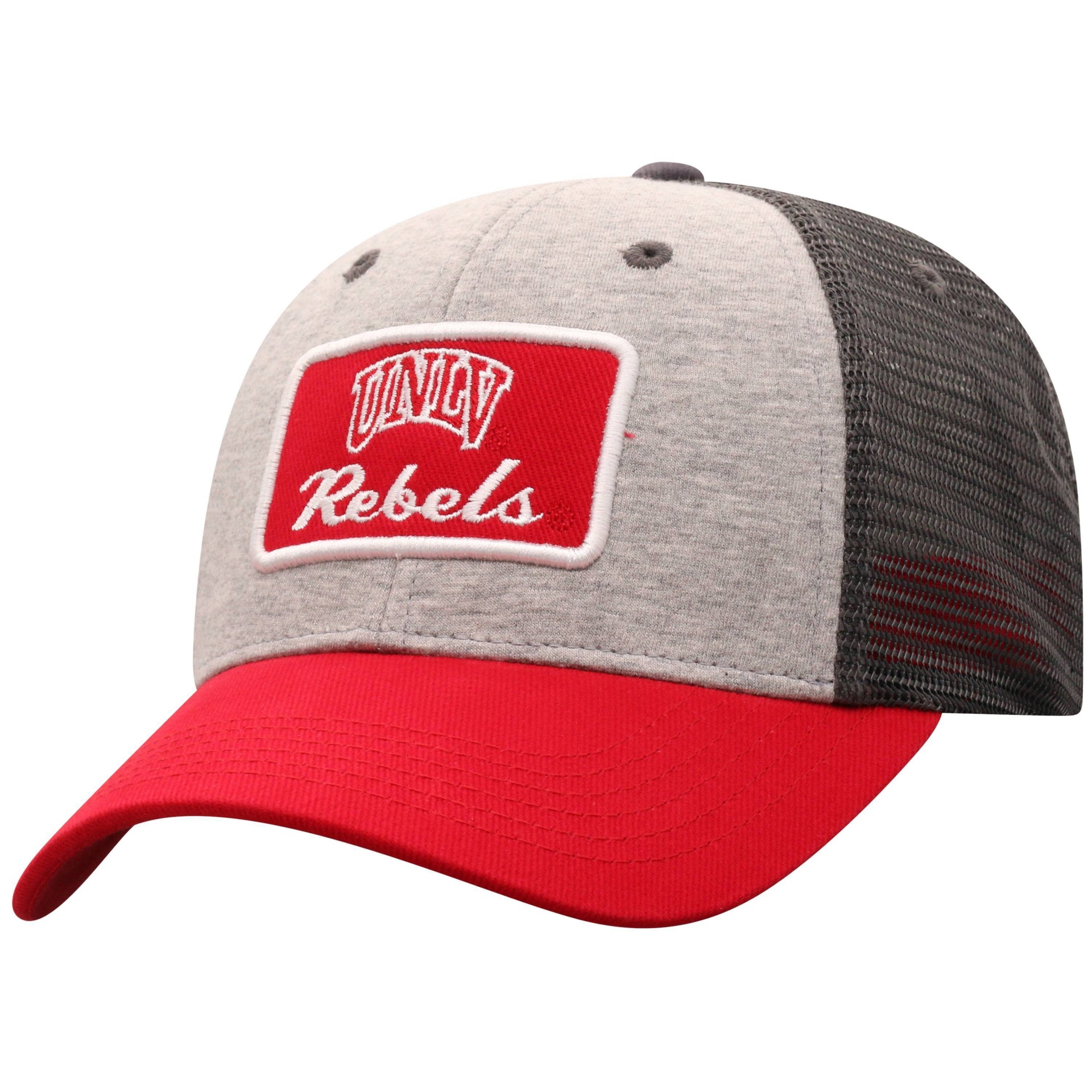 slide 1 of 2, NCAA UNLV Rebels Men's Gray Cotton with Mesh Snapback Hat, 1 ct