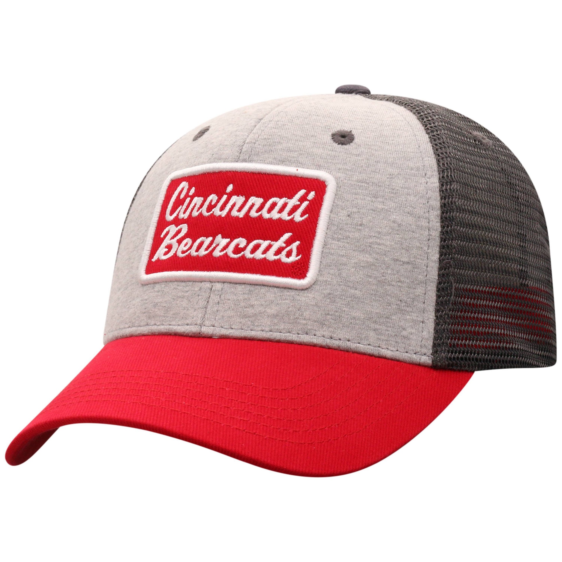 slide 1 of 2, NCAA Cincinnati Bearcats Men's Gray Cotton with Mesh Snapback Hat, 1 ct