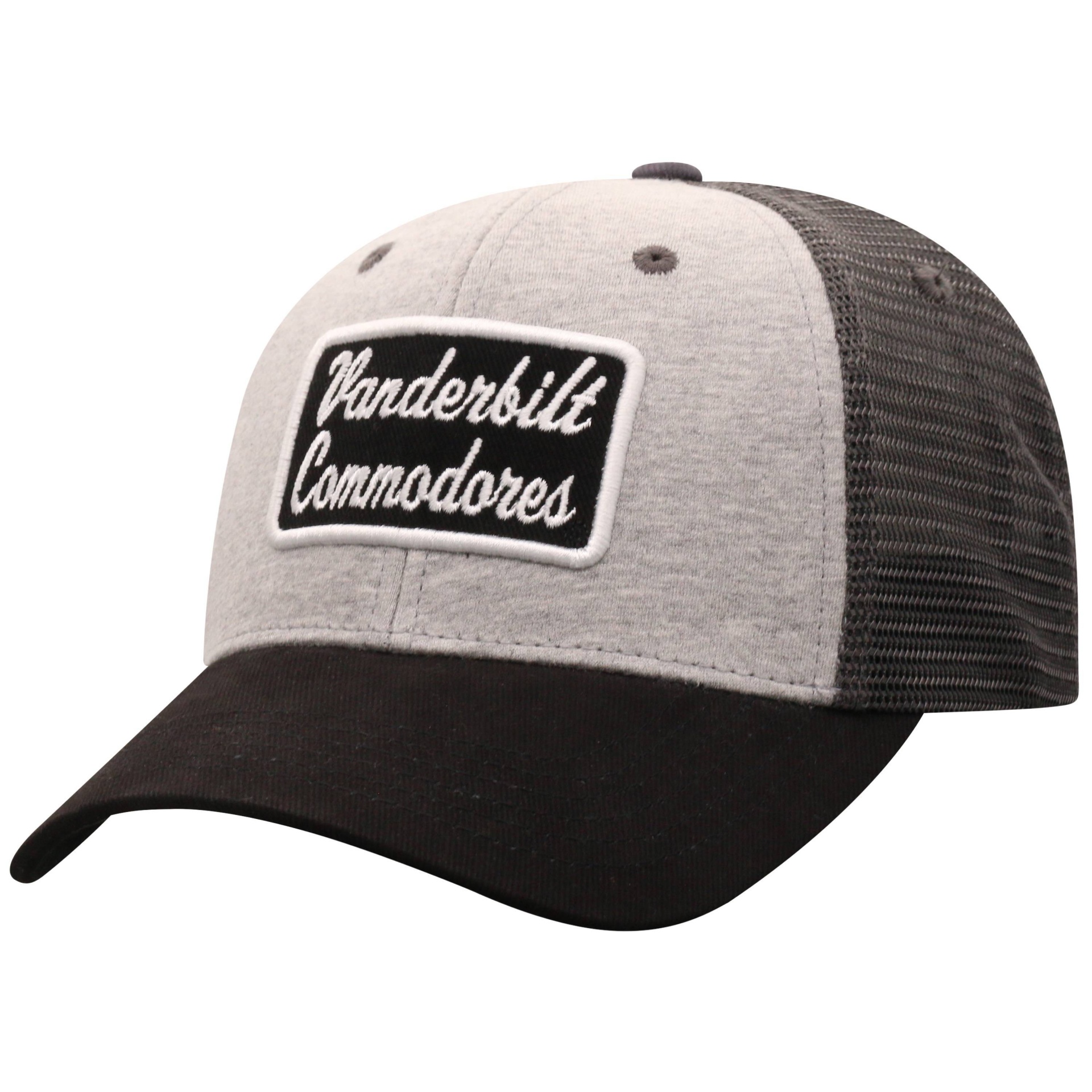 slide 1 of 2, NCAA Vanderbilt Commodores Men's Gray Cotton with Mesh Snapback Hat, 1 ct