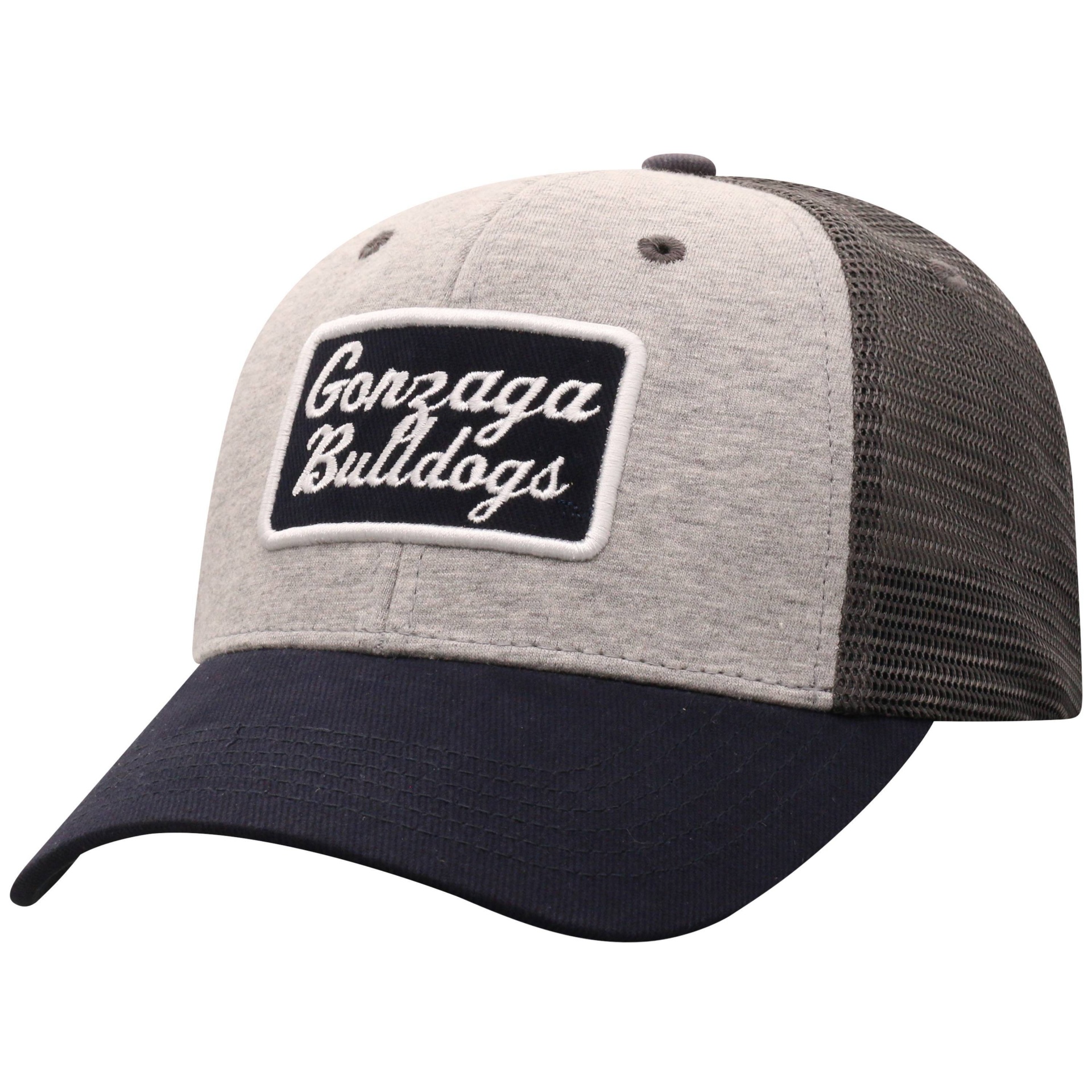 slide 1 of 2, NCAA Gonzaga Bulldogs Men's Gray Cotton with Mesh Snapback Hat, 1 ct