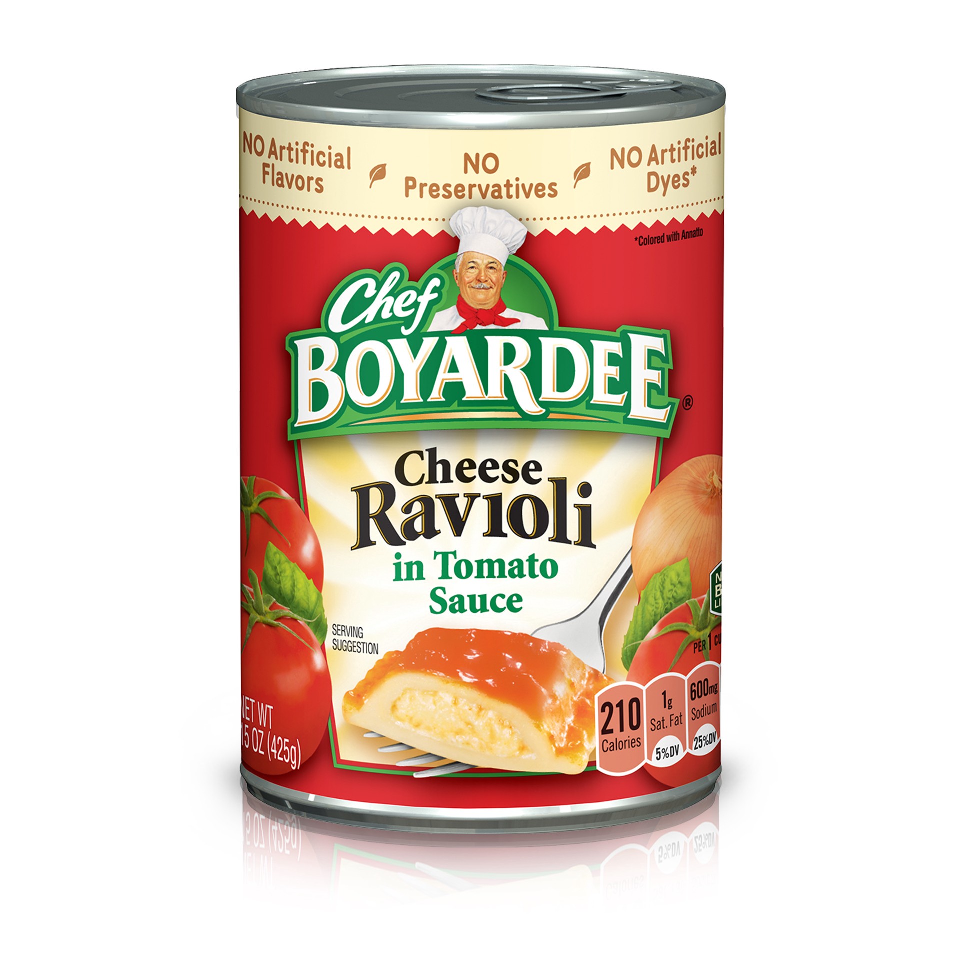 slide 1 of 5, Chef Boyardee Cheese Ravioli in Tomato Sauce, 15 oz, 15 oz