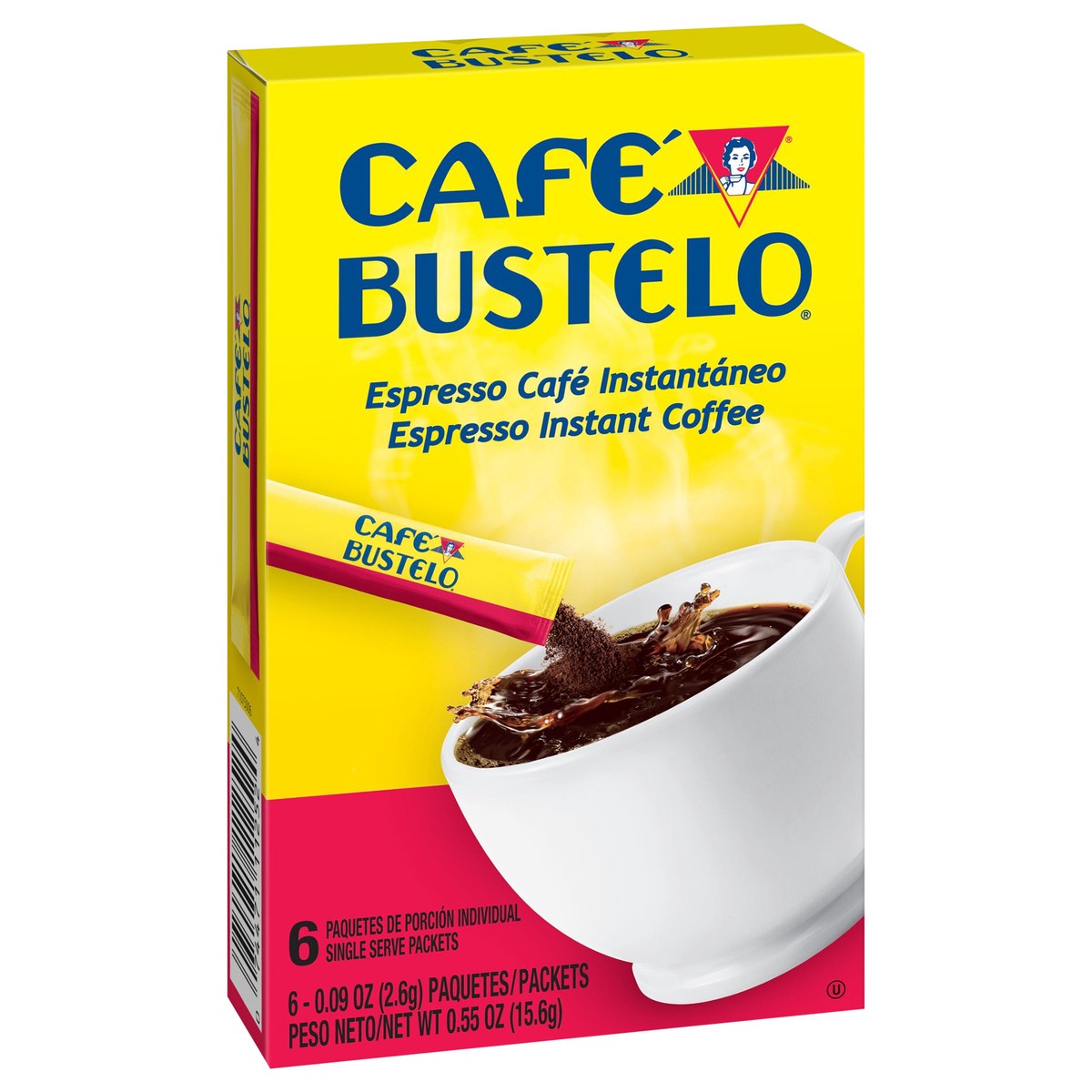 slide 4 of 8, Café Bustelo Instant Coffee Single Serve Packets- 6 ct, 6 ct