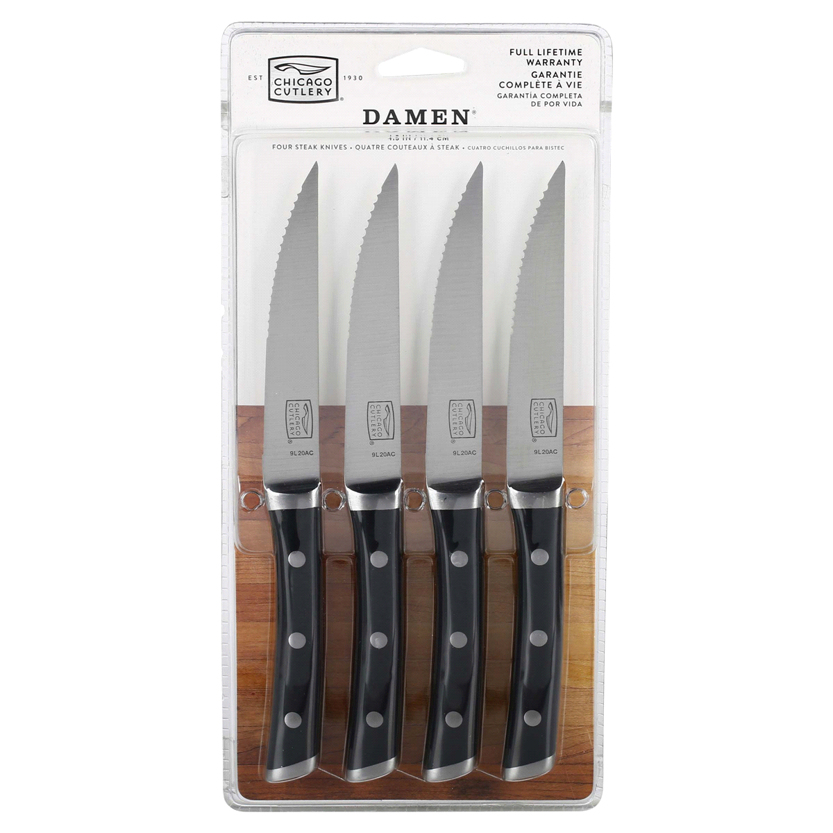 slide 1 of 29, Chicago Cutlery Damen Steak Set, 4 ct