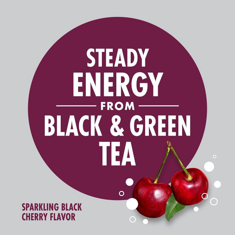 slide 2 of 8, Campbell's V8 Sparkling +Energy Black Cherry Juice Drink - 4pk/11.5 fl oz Cans, 4 ct; 11.5 fl oz