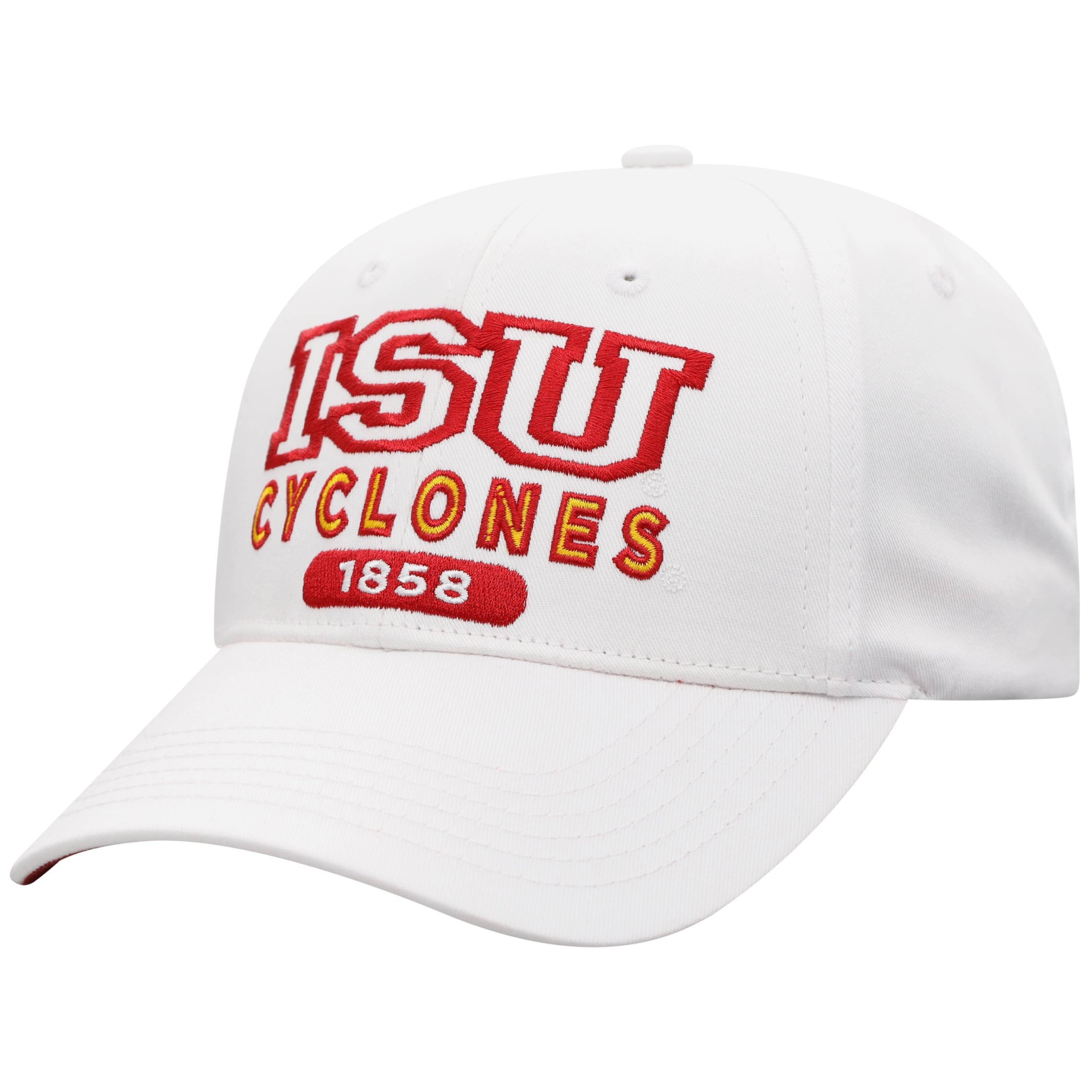 slide 1 of 2, NCAA Iowa State Cyclones Men's White Twill Structured Snapback Hat, 1 ct