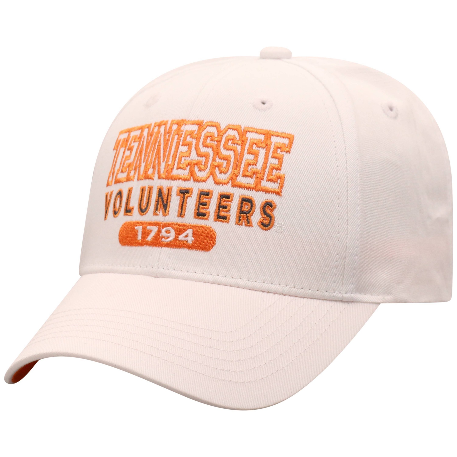 slide 1 of 2, NCAA Tennessee Volunteers Men's White Twill Structured Snapback Hat, 1 ct