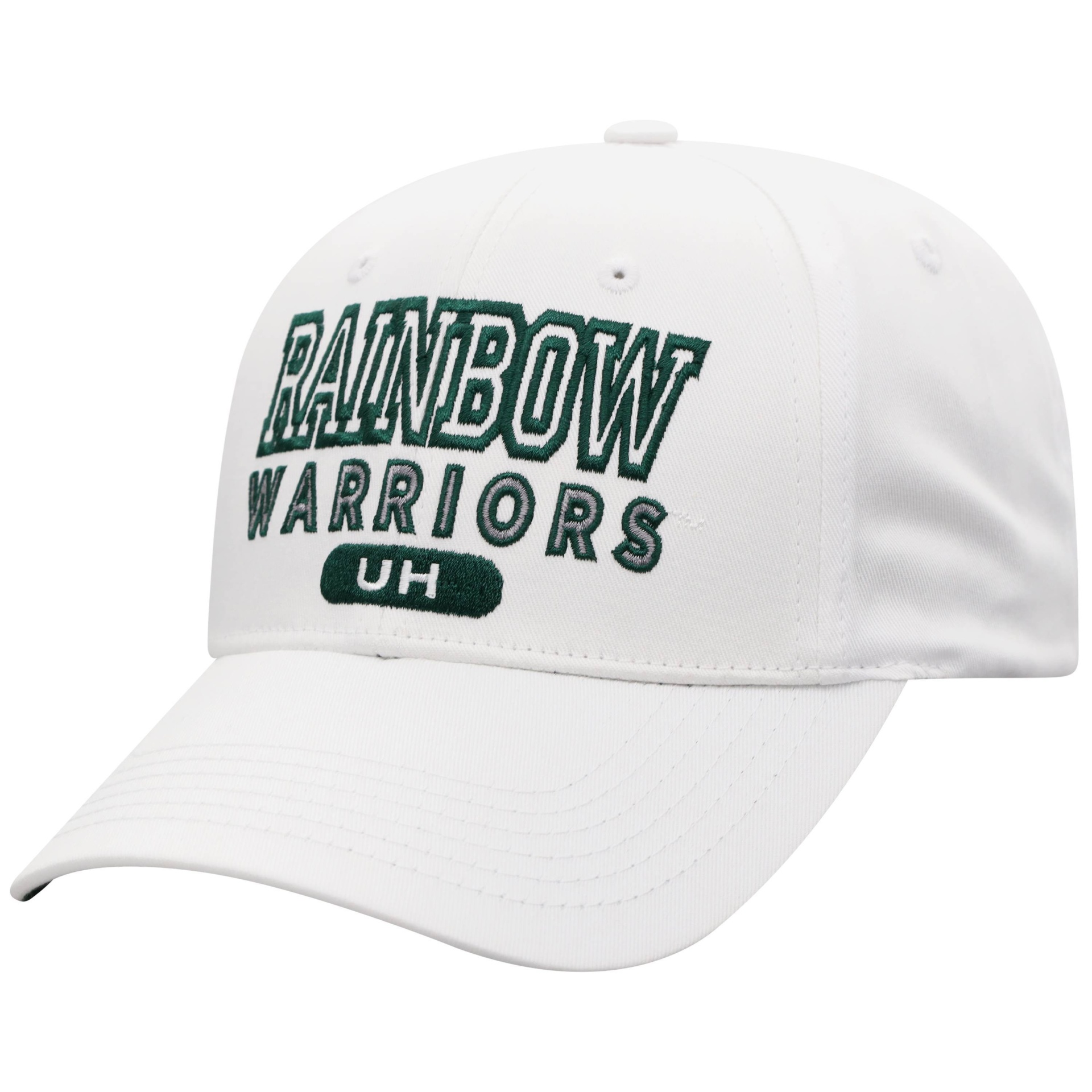 slide 1 of 2, NCAA Hawaii Rainbow Warriors Men's White Twill Structured Snapback Hat, 1 ct