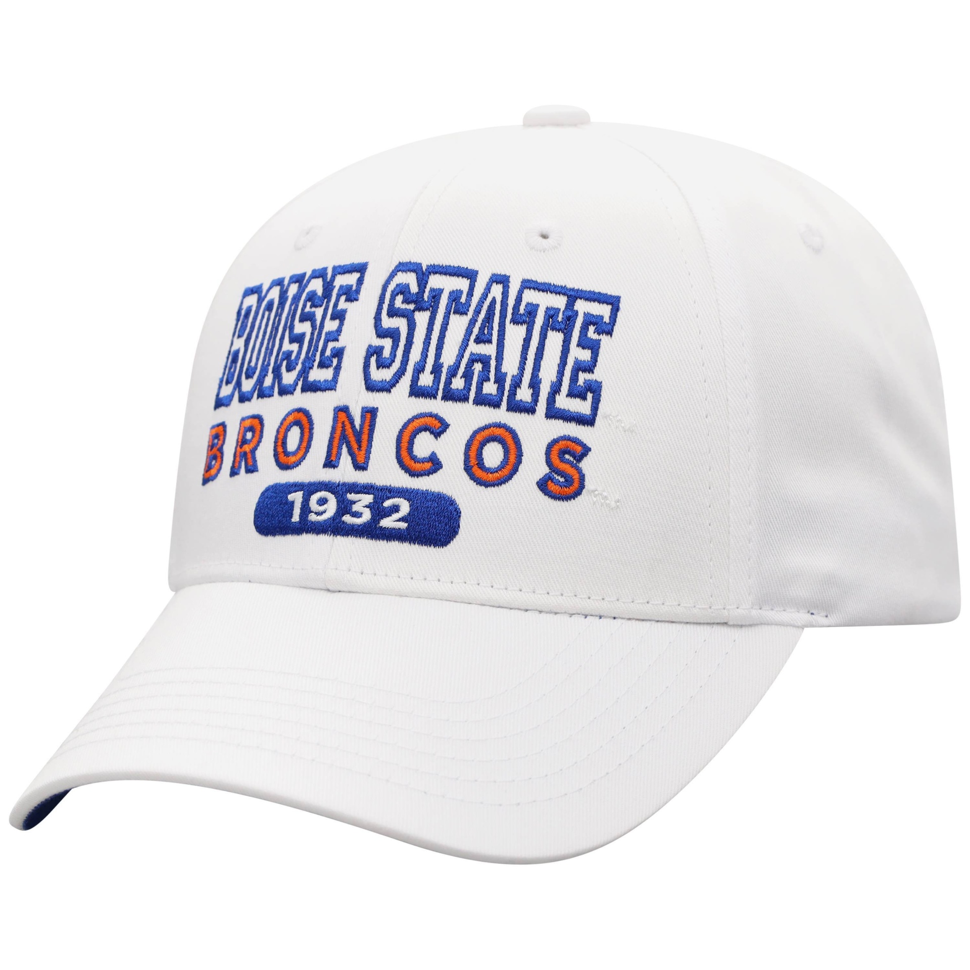 slide 1 of 2, NCAA Boise State Broncos Men's White Twill Structured Snapback Hat, 1 ct