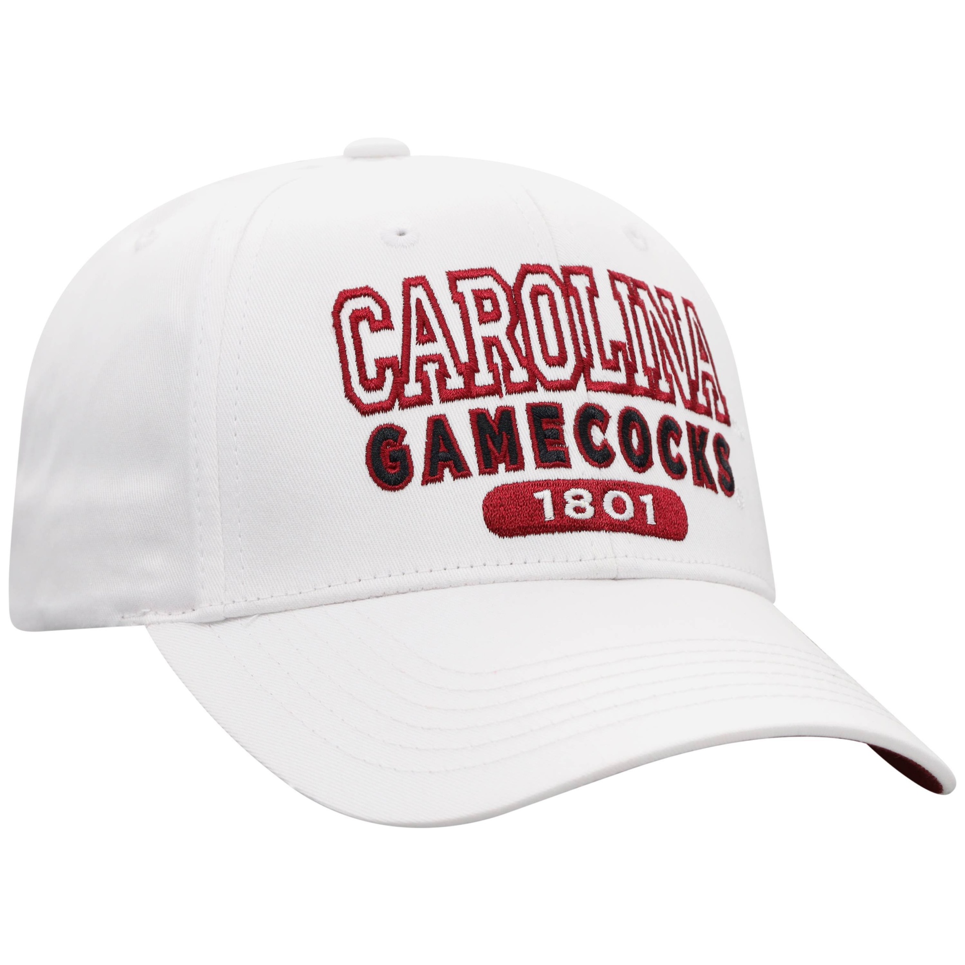 slide 1 of 2, NCAA South Carolina Gamecocks Men's White Twill Structured Snapback Hat, 1 ct