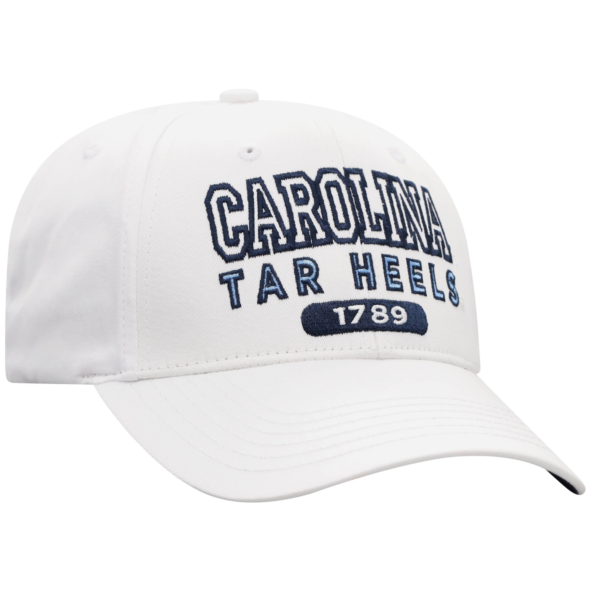 slide 1 of 2, NCAA North Carolina Tar Heels Men's White Twill Structured Snapback Hat, 1 ct