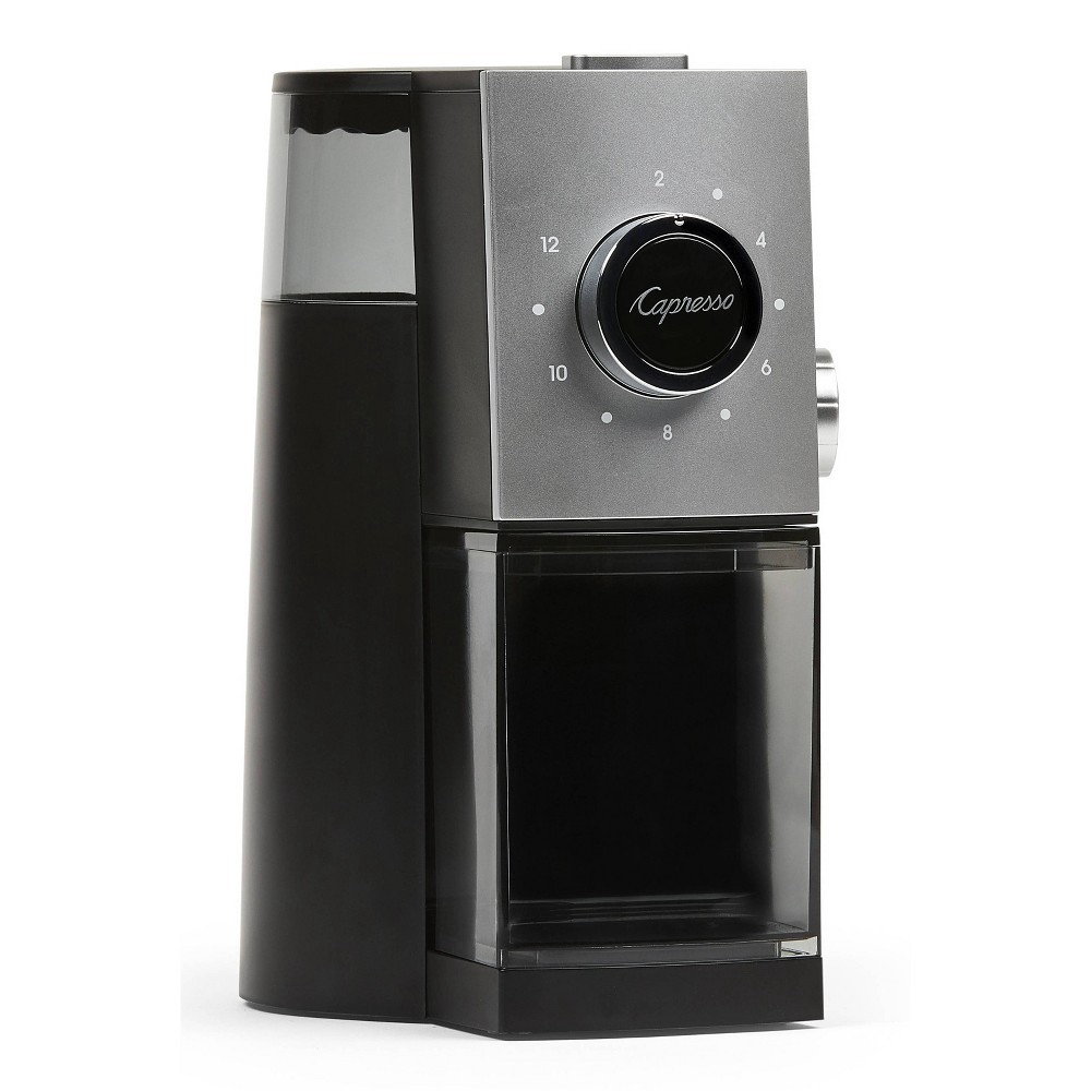 slide 5 of 12, Capresso Coffee Disk Burr Grinder Grind Select - Black/Silver 597.04", 1 ct