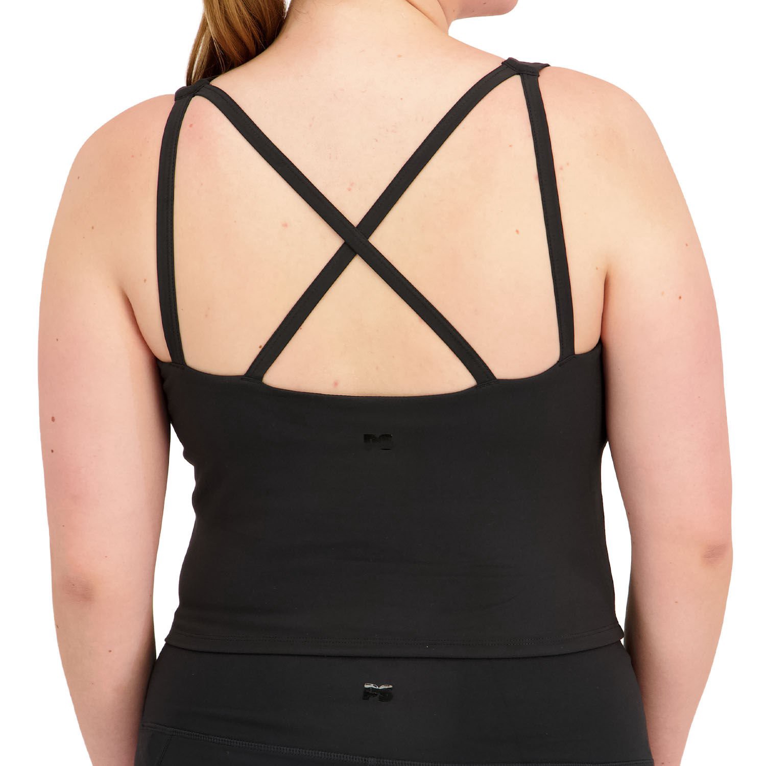 slide 3 of 5, NON BRAND Popsugar Ladies Long Line Tank,Scoop Neck,4-Way Stretch, 1 ct