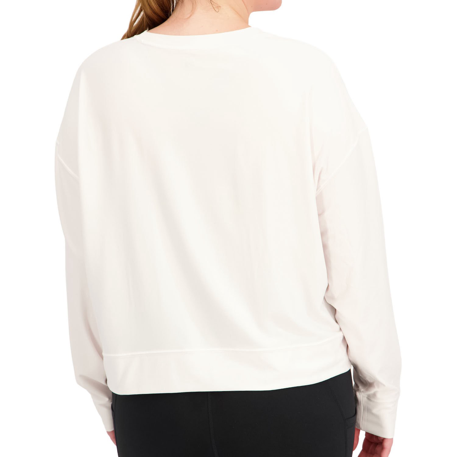 slide 2 of 4, NON BRAND Popsugar Ladies Cropped 4-Way Stretch Crew, 1 ct