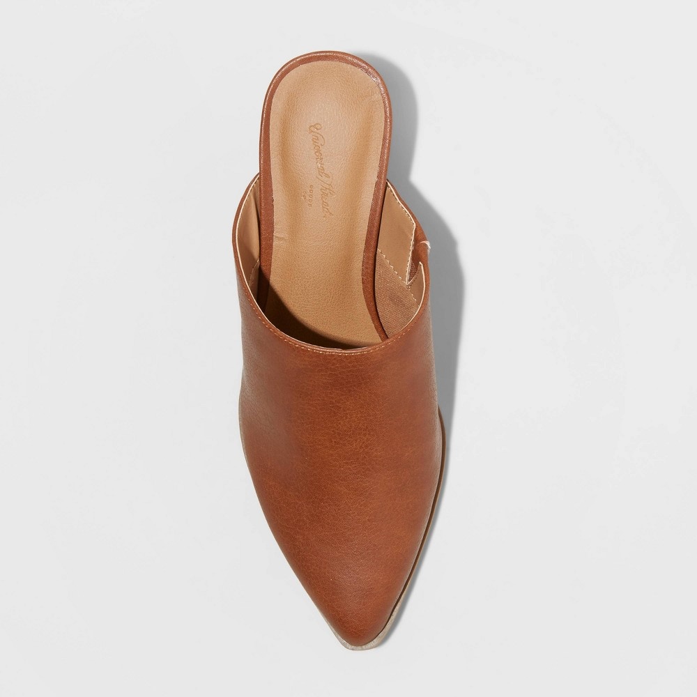 slide 3 of 3, Women's Tobi Heeled Mules - Universal Thread Cognac 8, 1 ct