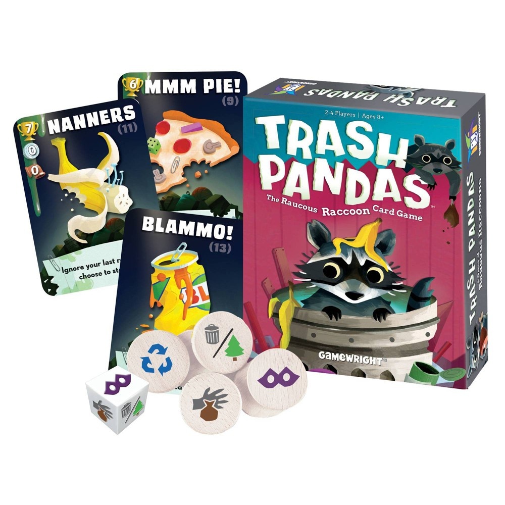 slide 3 of 3, Gamewright Trash Pandas Card Game, 1 ct