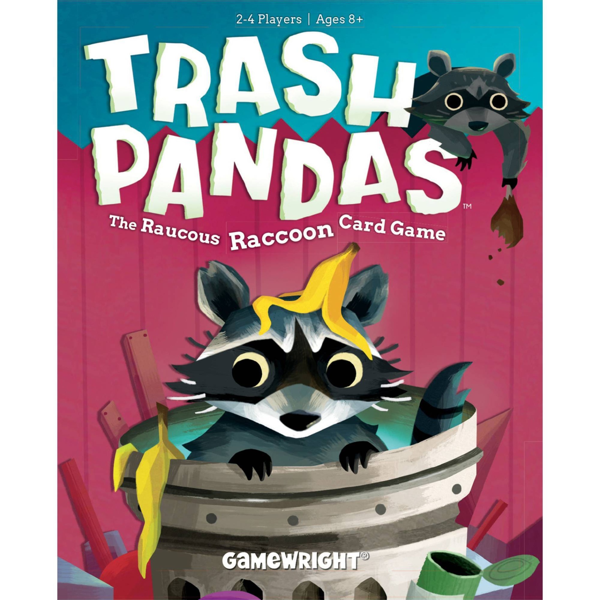 slide 1 of 3, Gamewright Trash Pandas Card Game, 1 ct