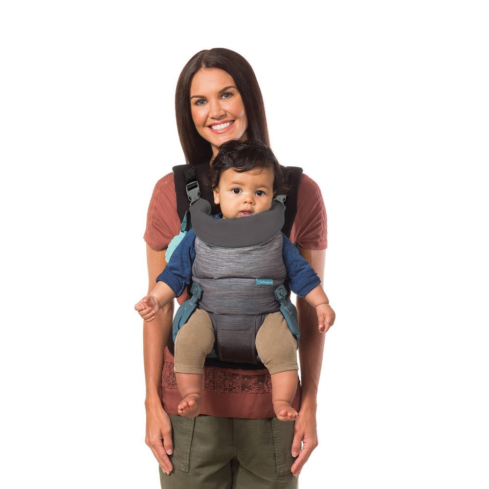 slide 9 of 11, Infantino Go Forward 4-In-1 Evolved Ergonomic Carrier - Gray, 1 ct