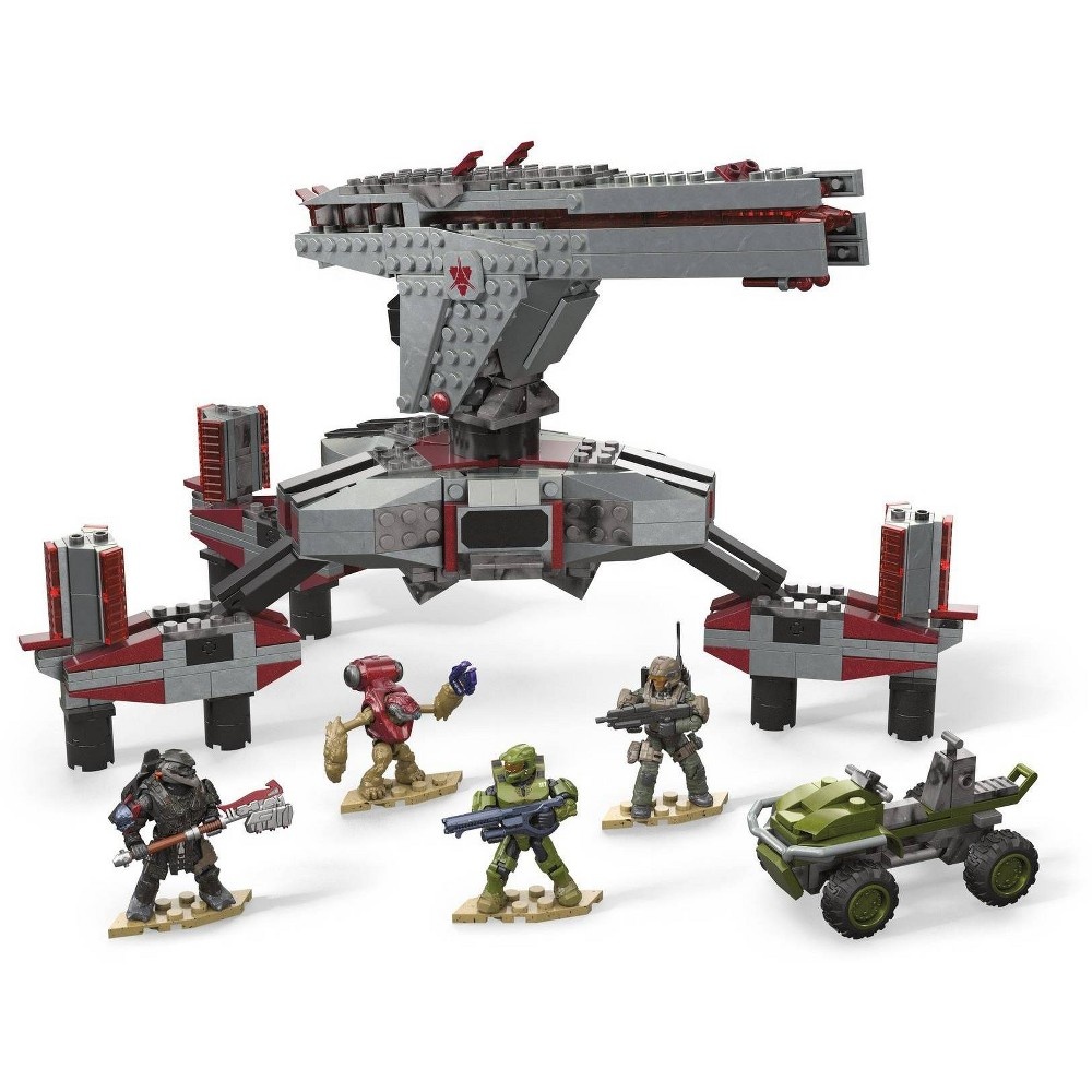 slide 5 of 6, Mega Construx HALO Infinite Defense Point Showdown Construction Set, 1 ct