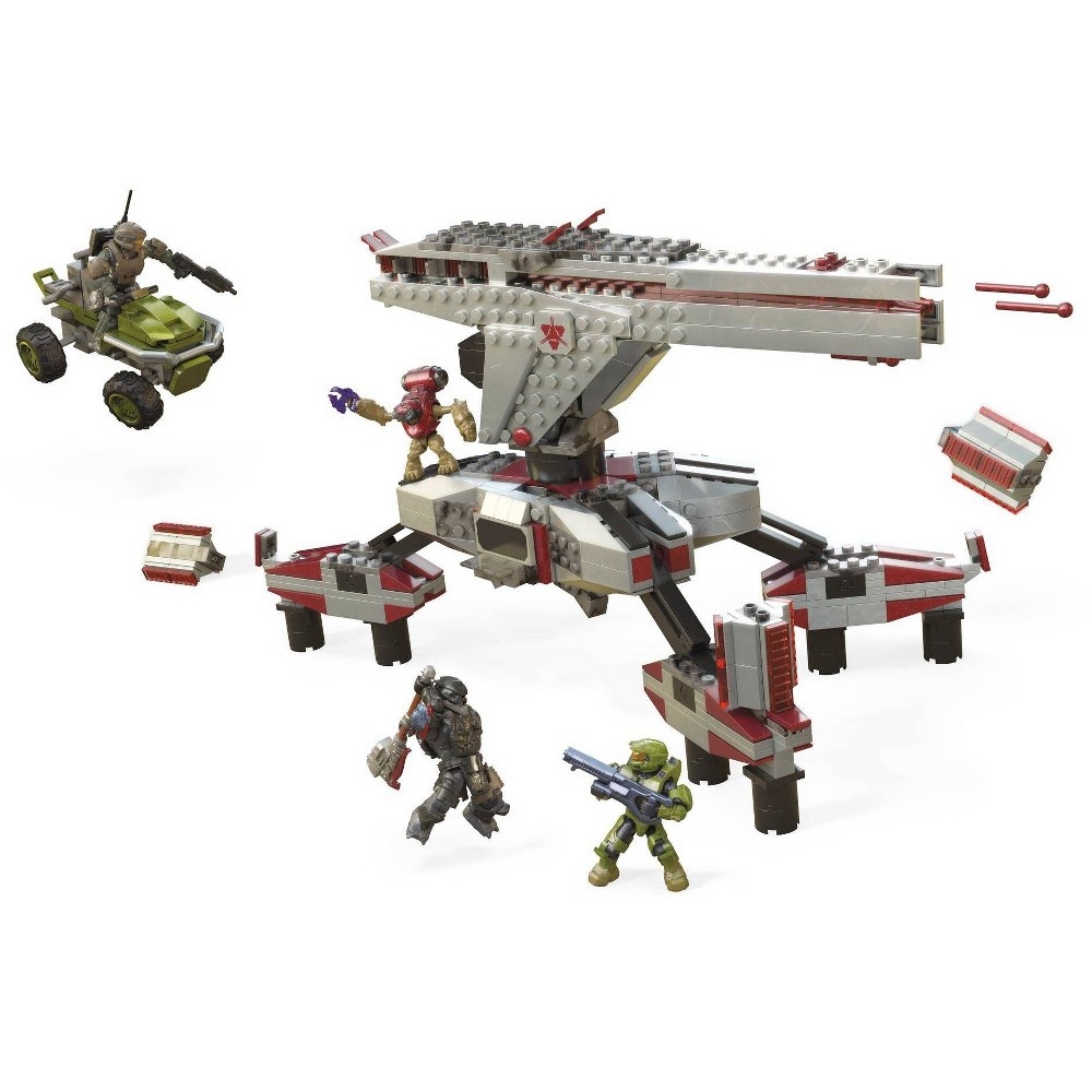 slide 4 of 6, Mega Construx HALO Infinite Defense Point Showdown Construction Set, 1 ct