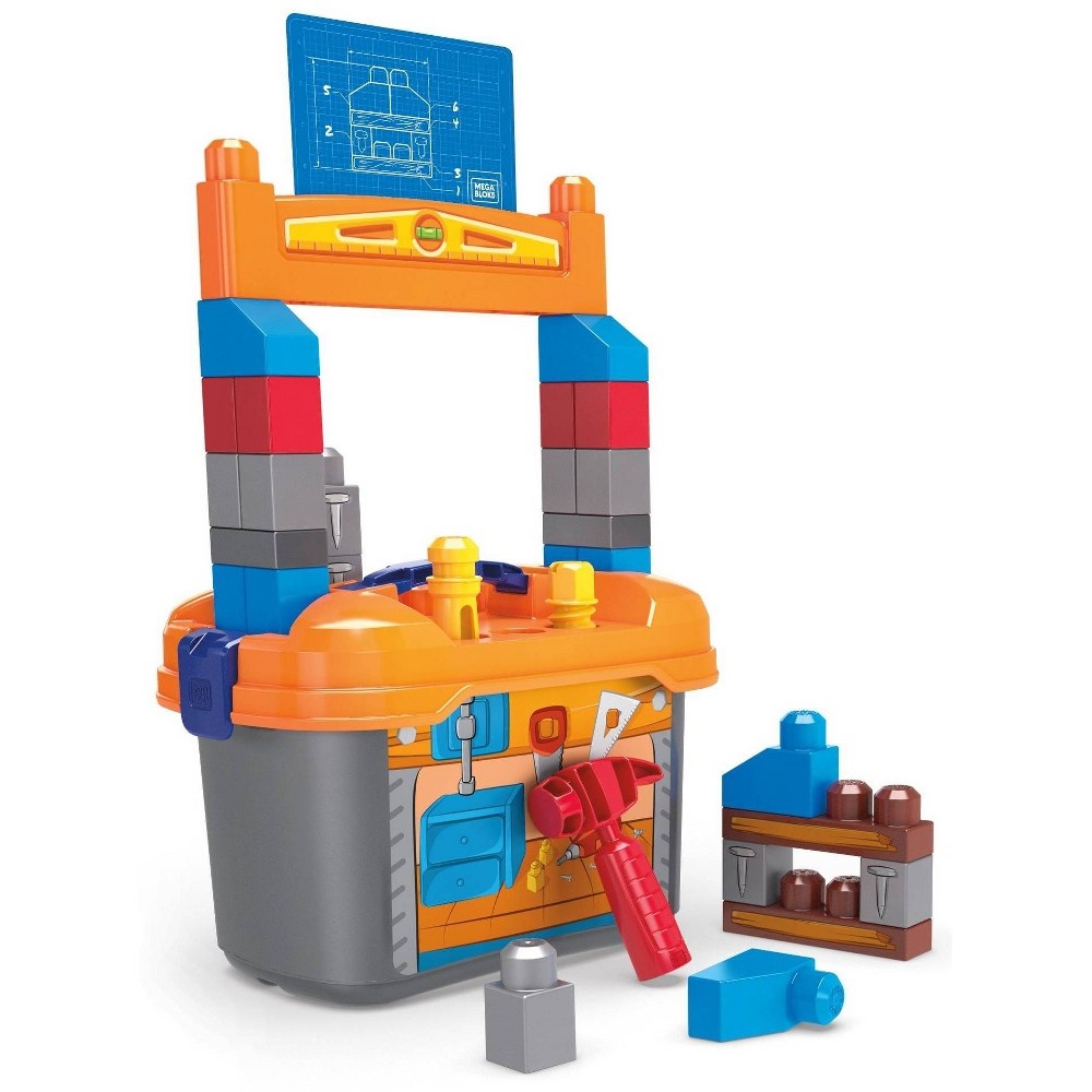 slide 2 of 6, Mega Bloks Lil' Building Workbench, 1 ct