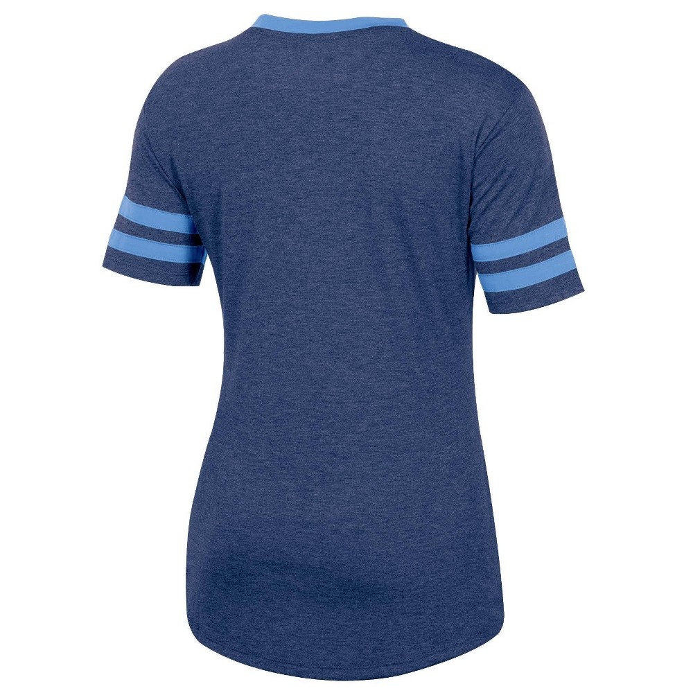 slide 2 of 2, NCAA North Carolina Tar Heels Women's Short Sleeve V-Neck Heathered T-Shirt - XL, 1 ct