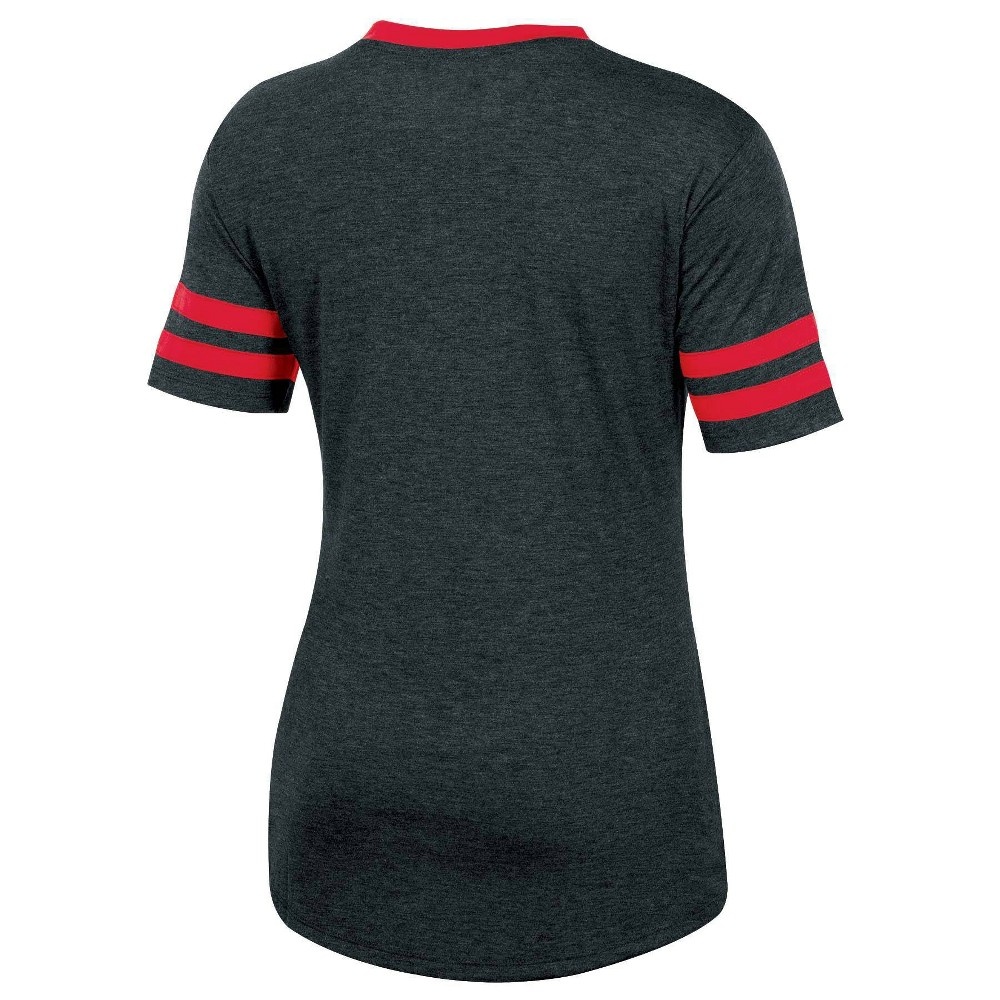 slide 2 of 2, NCAA Cincinnati Bearcats Women's Short Sleeve V-Neck Heathered T-Shirt - XL, 1 ct