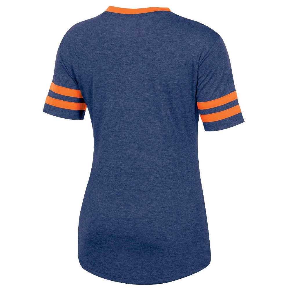 slide 2 of 2, NCAA Virginia Cavaliers Women's Short Sleeve V-Neck Heathered T-Shirt - XL, 1 ct