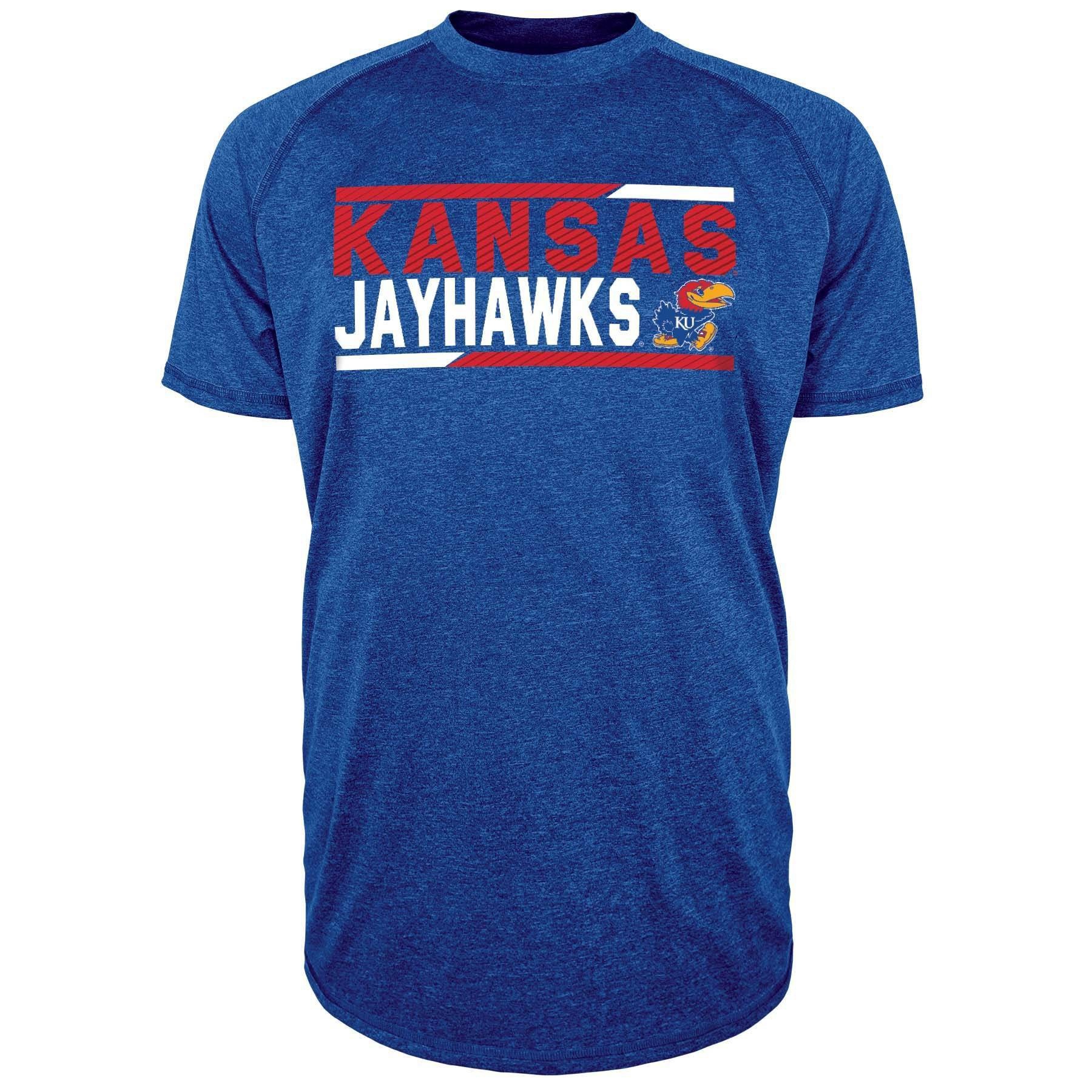 slide 1 of 1, NCAA Kansas Jayhawks Men's Short Sleeve Performance T-Shirt - XL, 1 ct