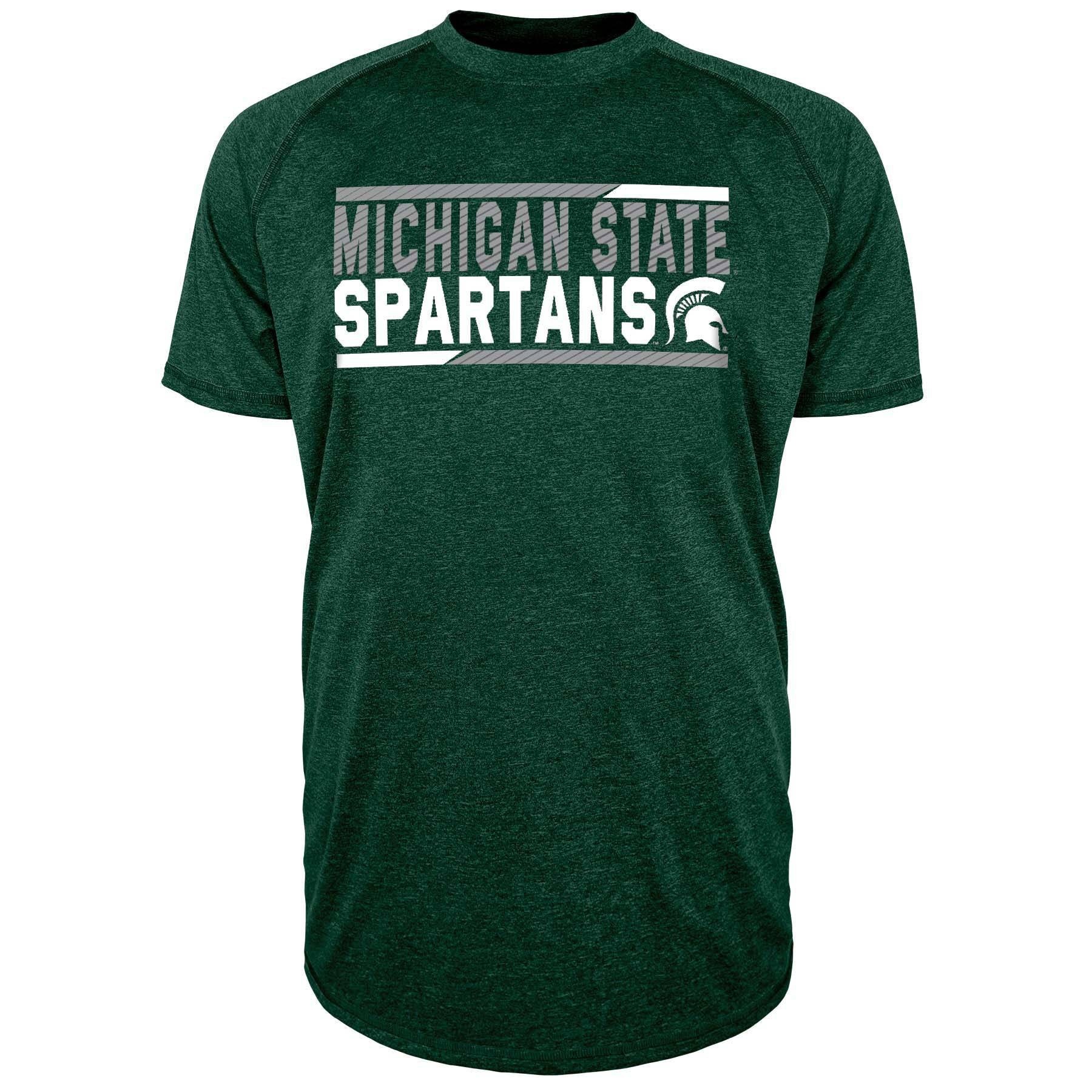 slide 1 of 1, NCAA Michigan State Spartans Men's Short Sleeve Performance T-Shirt - XL, 1 ct