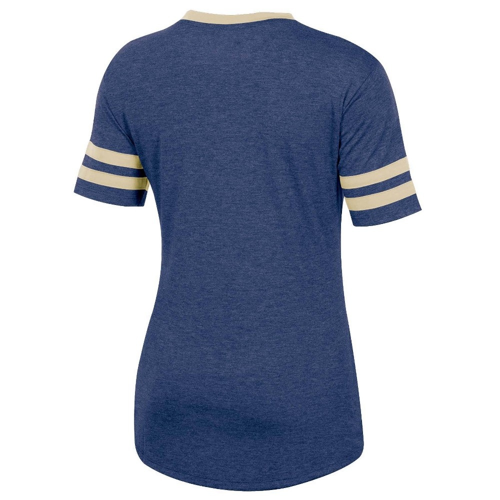 slide 2 of 2, NCAA Montana State Bobcats Women&#39;s Short Sleeve V-Neck Heathered T-Shirt - XL, 1 ct