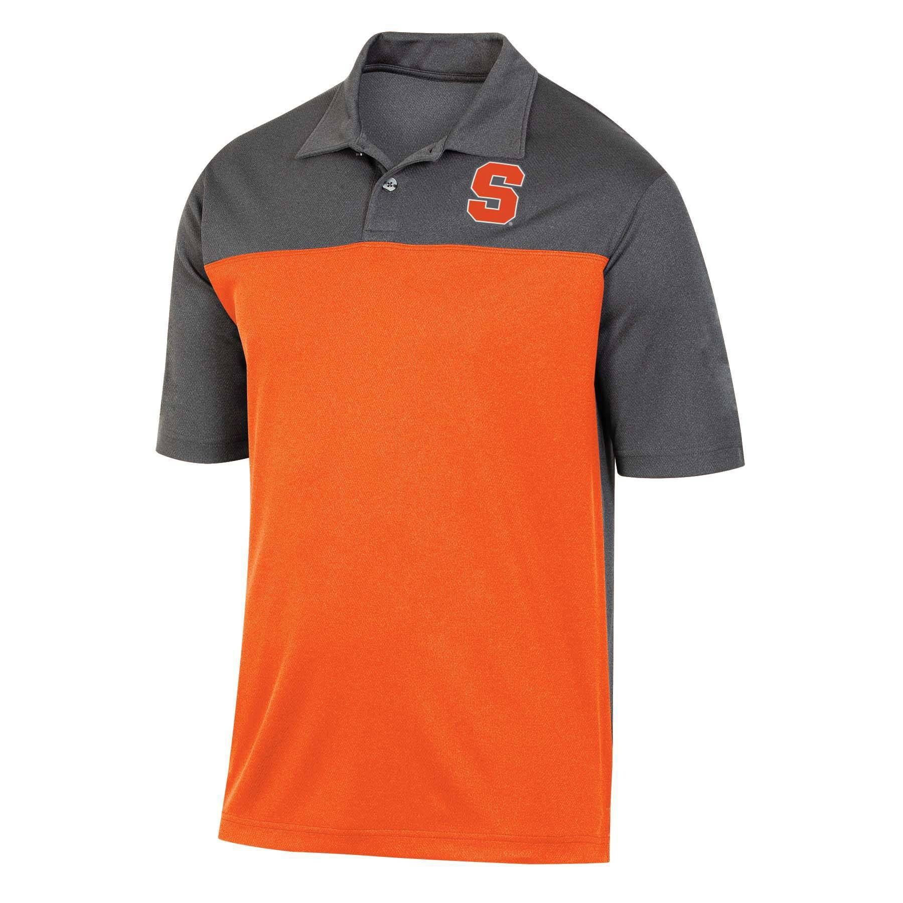 slide 1 of 2, NCAA Syracuse Orange Men's Short Sleeve Polo Shirt - XL, 1 ct