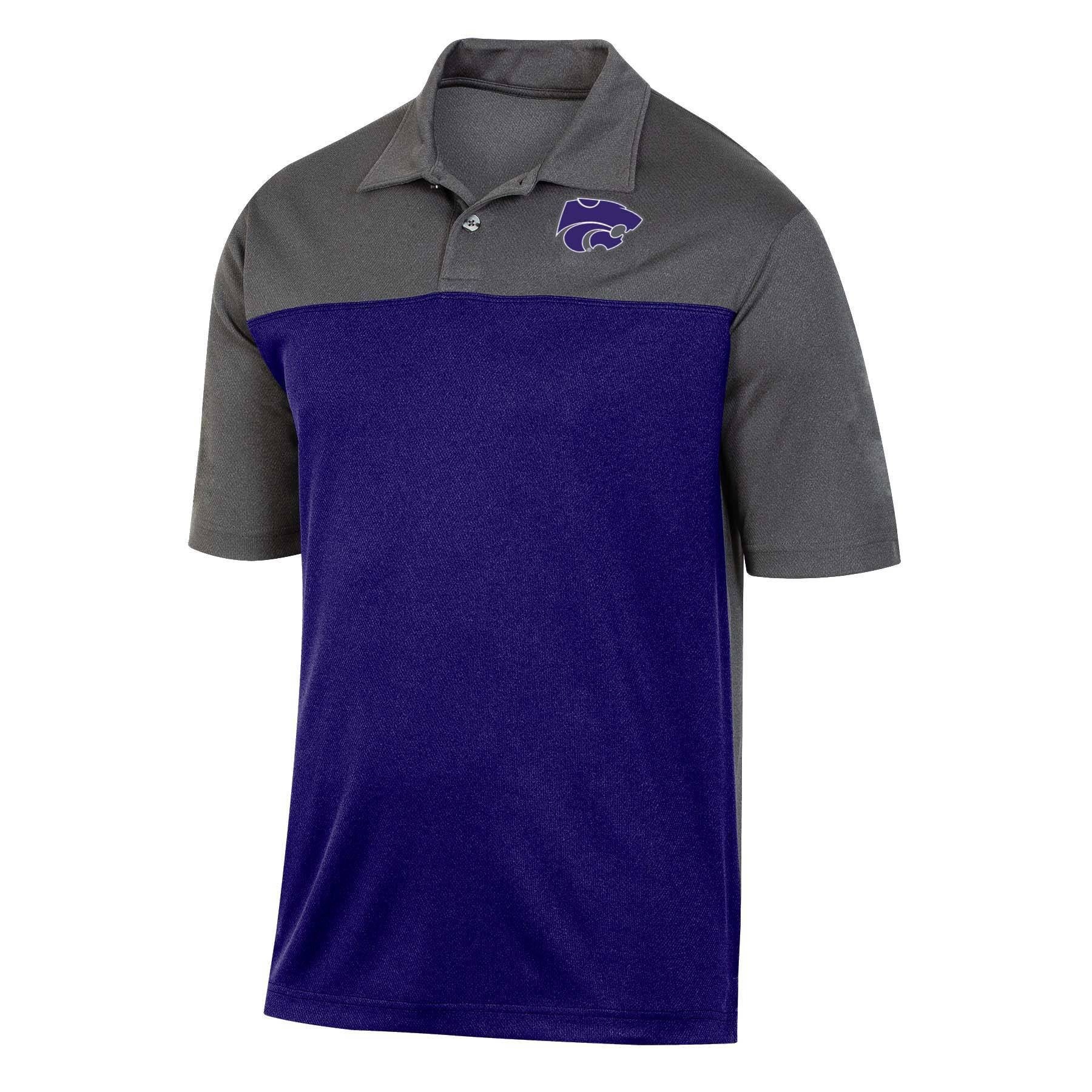 slide 1 of 2, NCAA Kansas State Wildcats Men's Short Sleeve Polo Shirt - XL, 1 ct