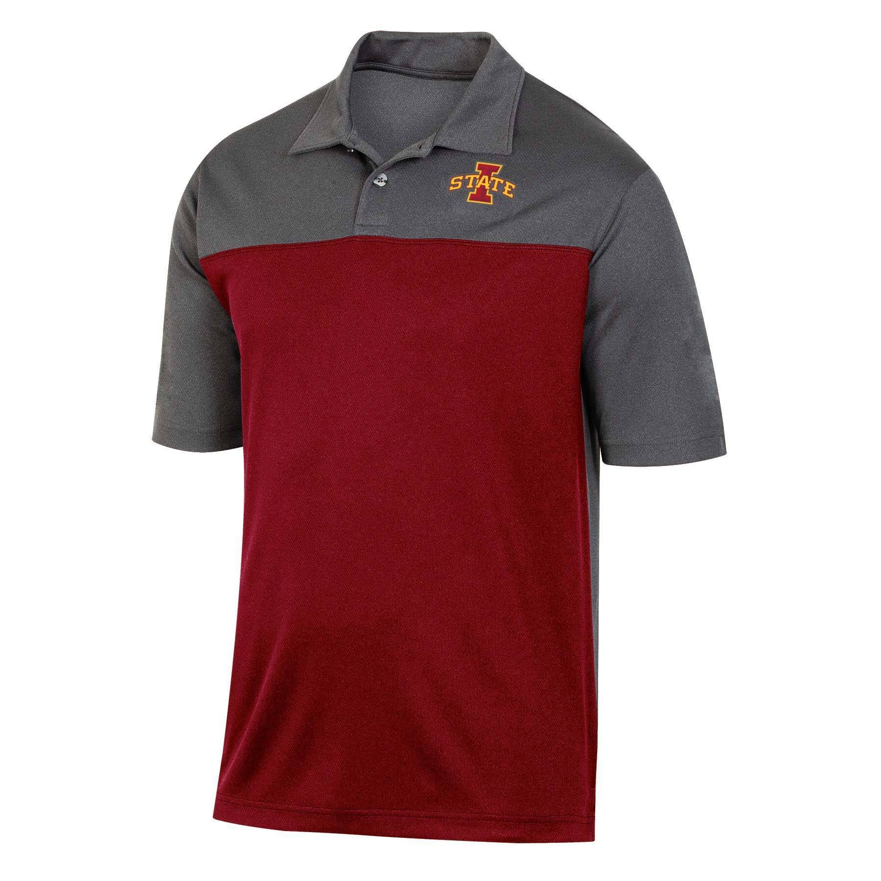 slide 1 of 2, NCAA Iowa State Cyclones Men's Short Sleeve Polo Shirt - XL, 1 ct