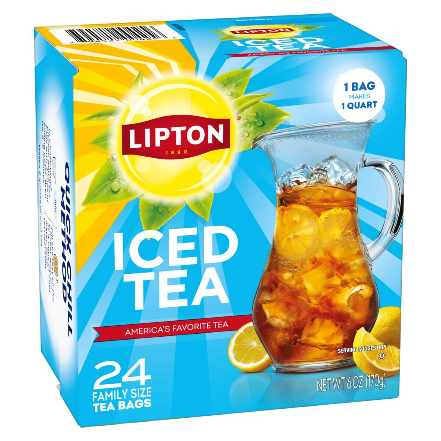slide 2 of 2, Lipton Ice Tea Family Size 24ct, 24 ct